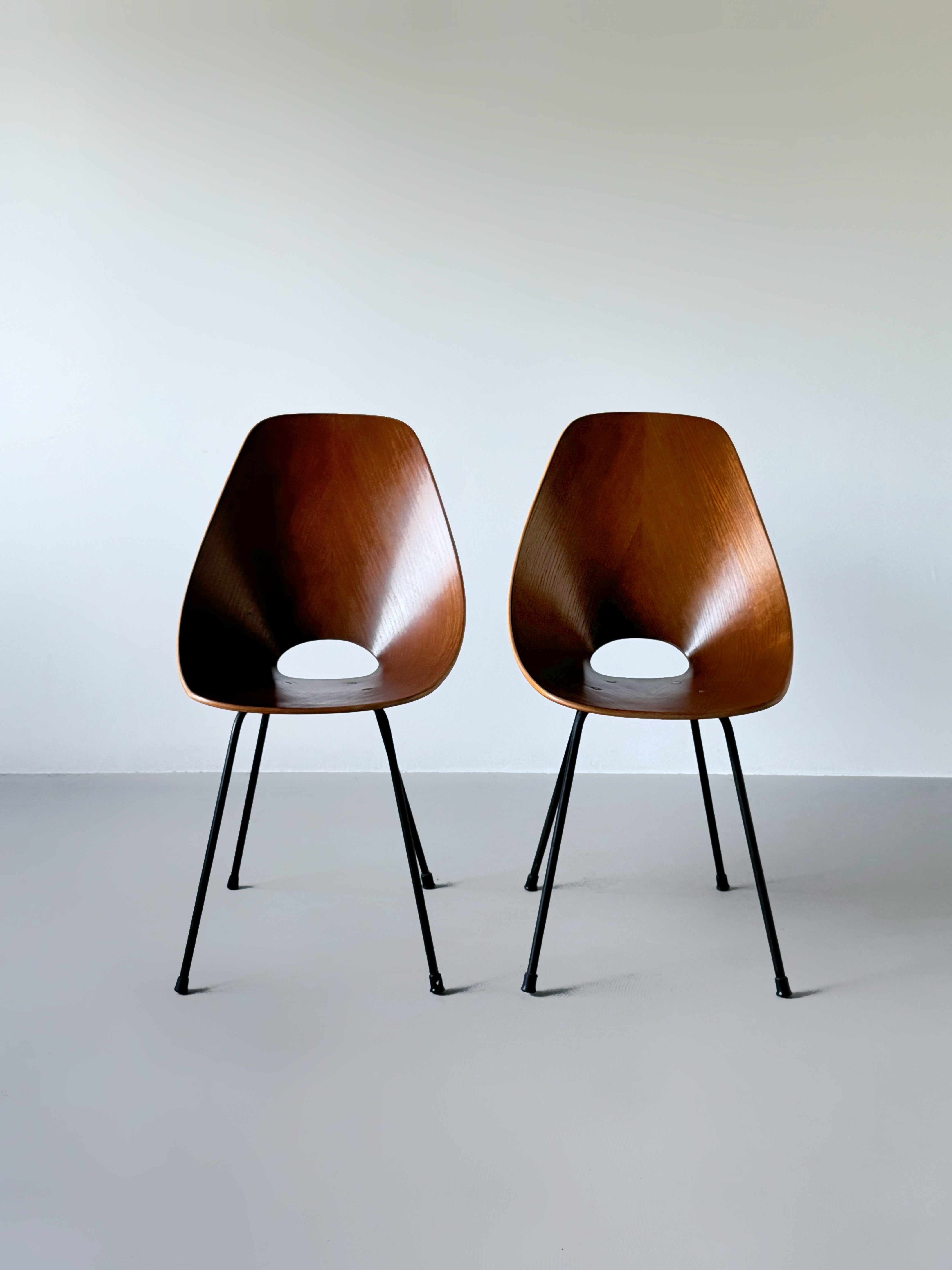 Medea Plywood Side Chairs by Vittorio Nobili, Italy