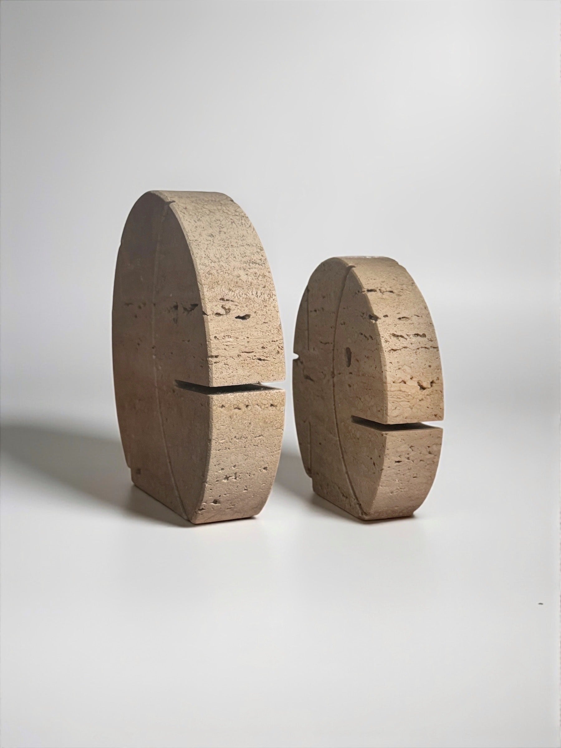Travertine Fish Sculpture by Enzo Mari for&nbsp;Fratelli Mannelli, Italy 1970s