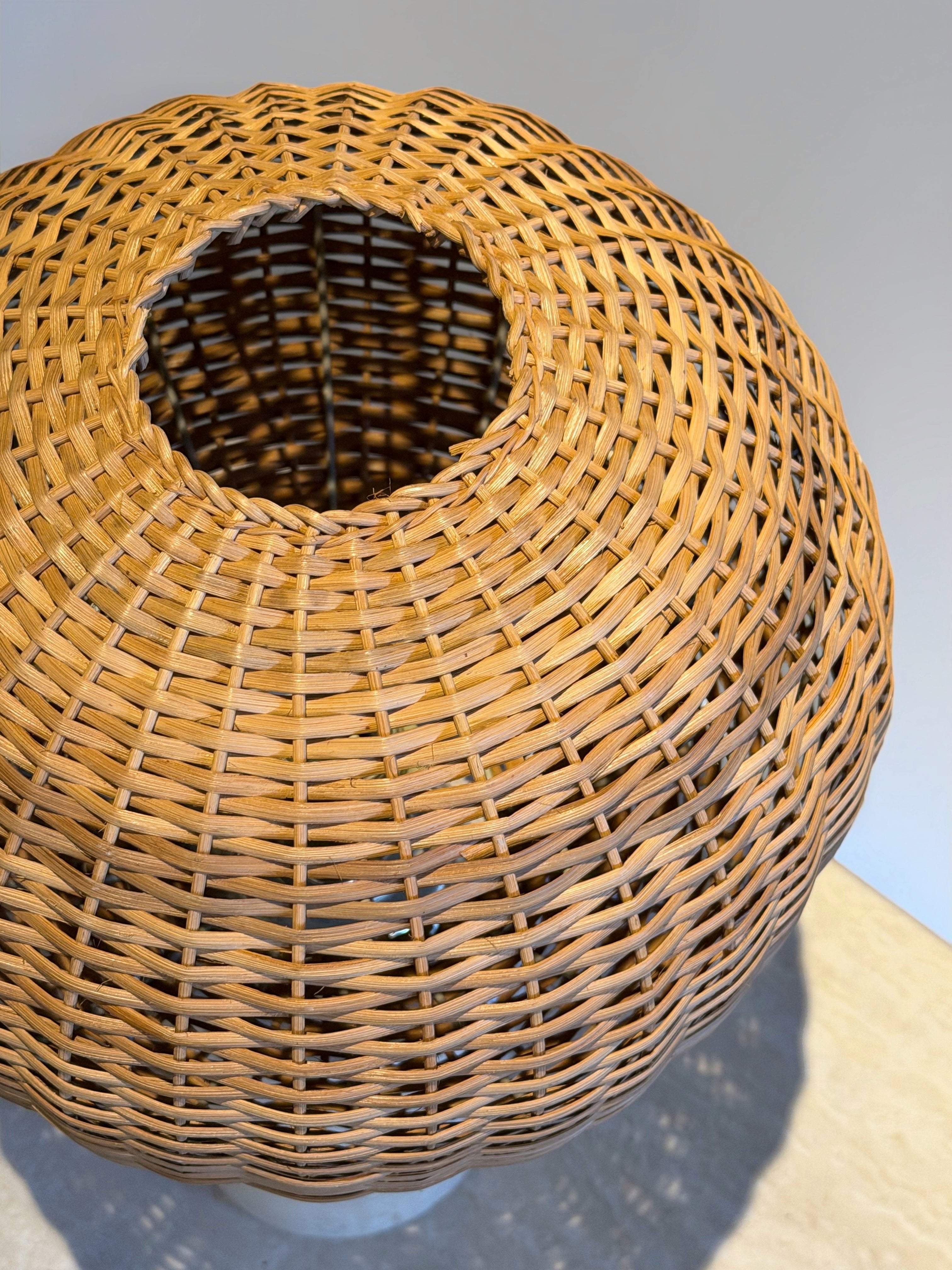 Travertine Table Lamp, Italy 1960s