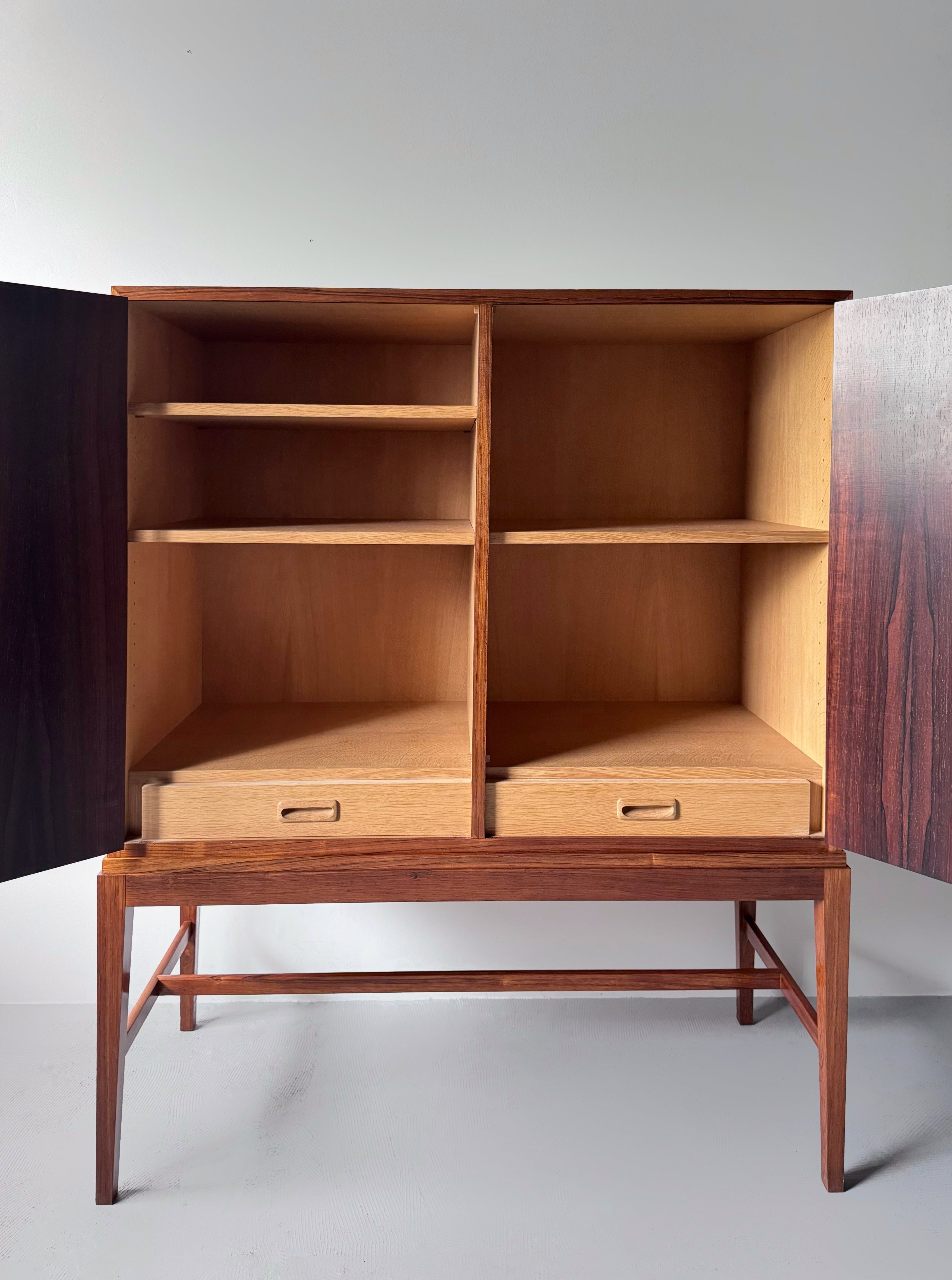 Danish Modern Rosewood Cabinet, Denmark, 1940s