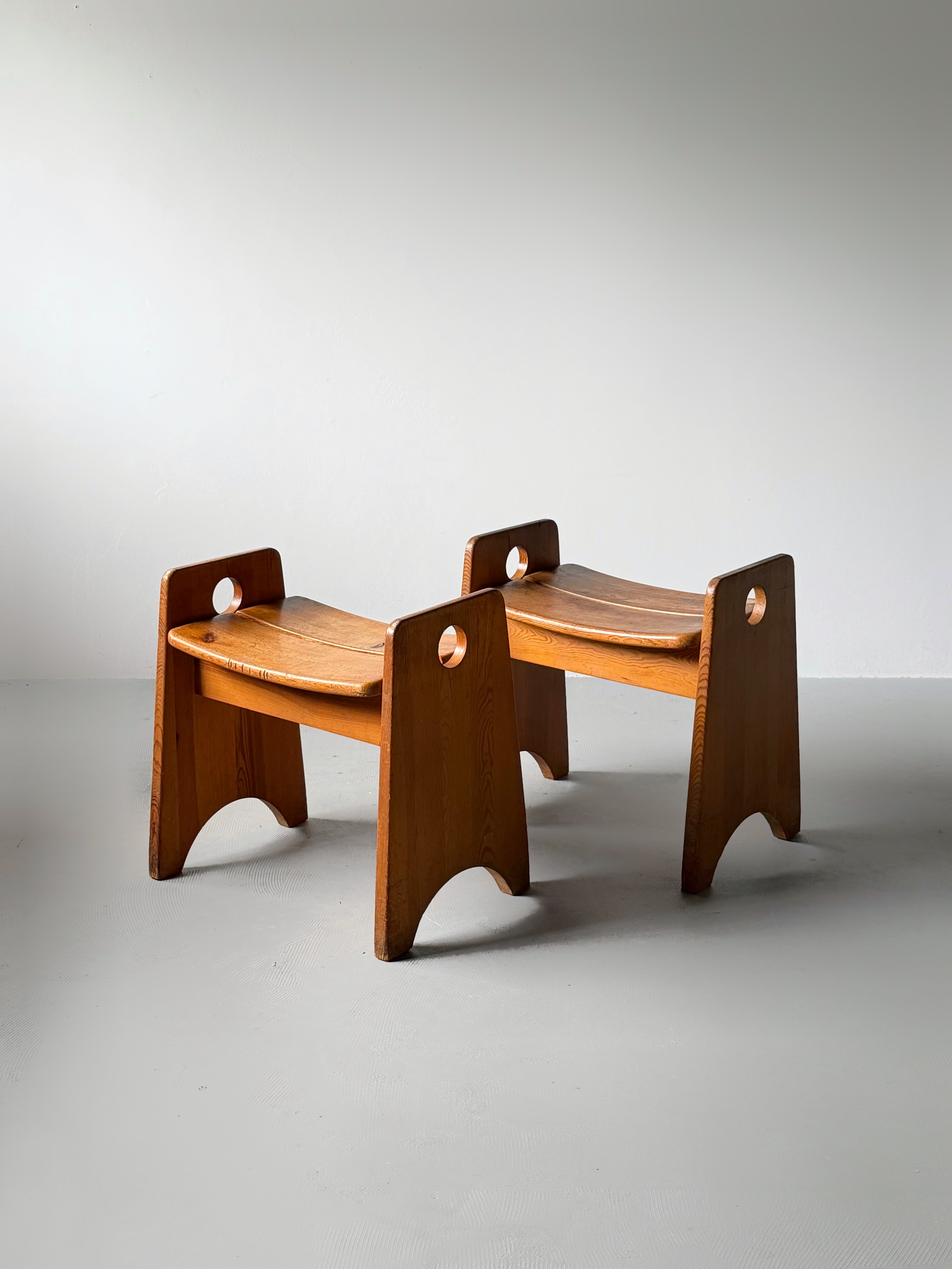 Stool By Gilbert Marklund for Furusnickarn AB, Sweden 1970s