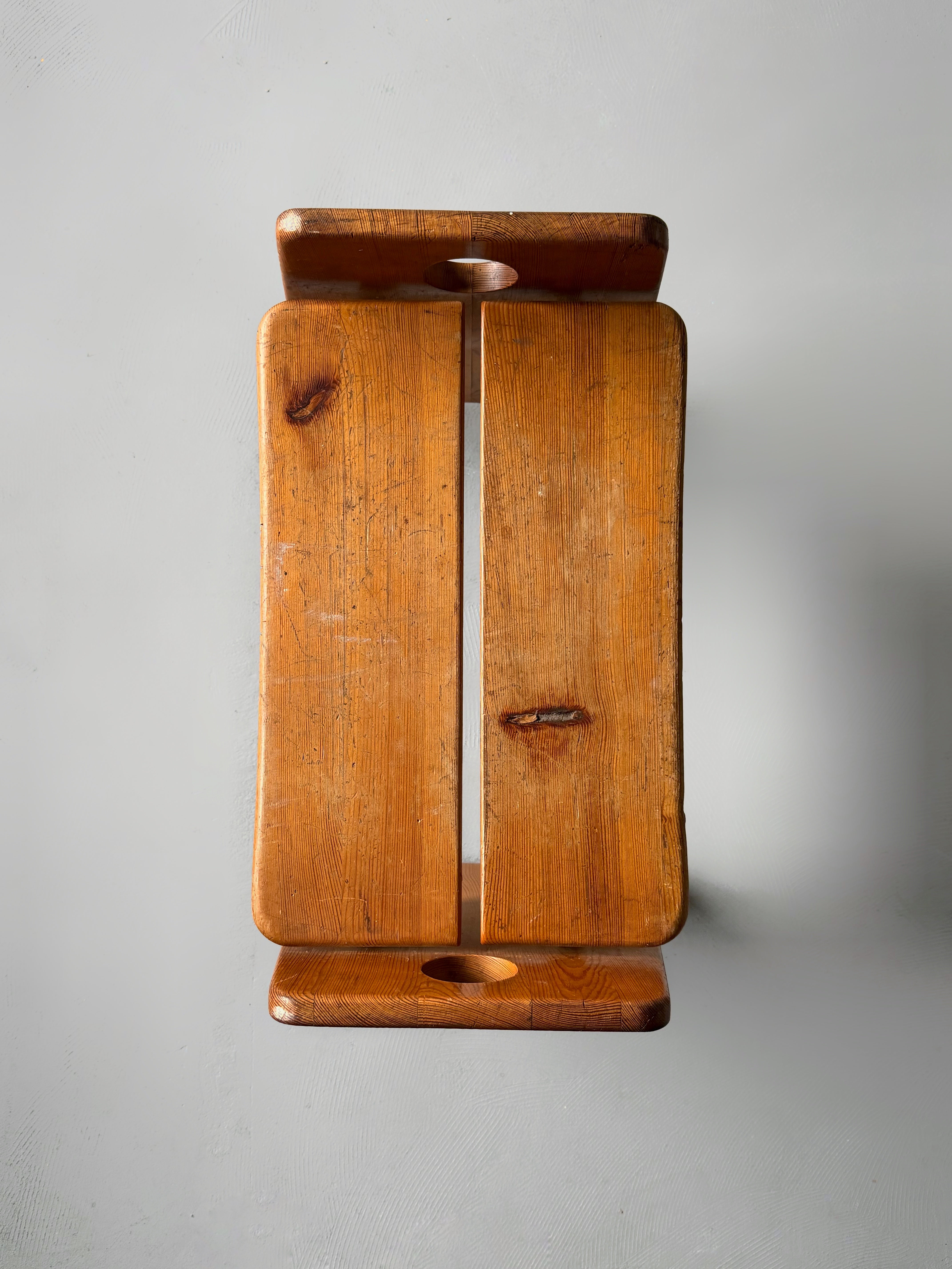 Stool By Gilbert Marklund for Furusnickarn AB, Sweden 1970s