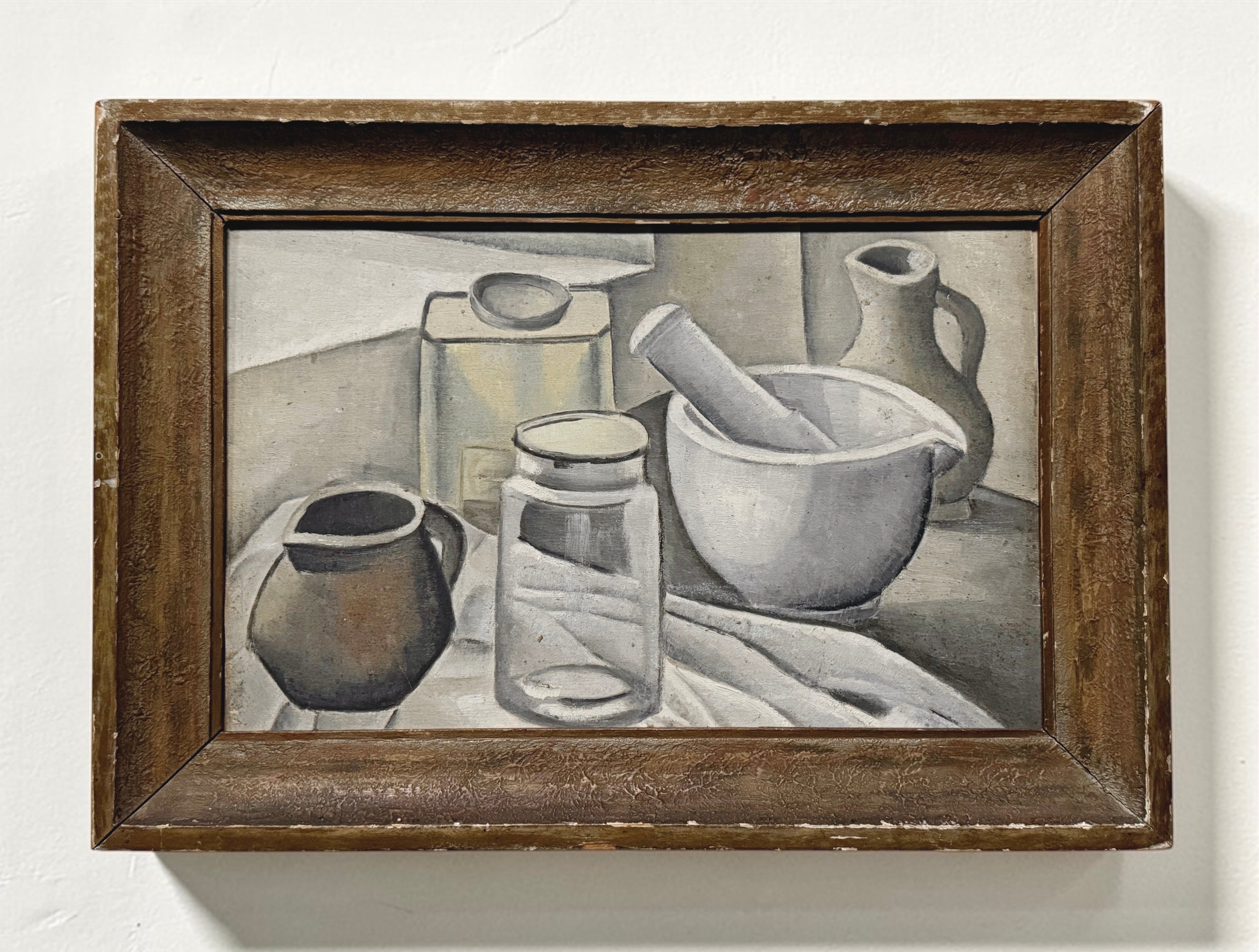 Vintage Oil Still Life Painting, Germany, 1950s　