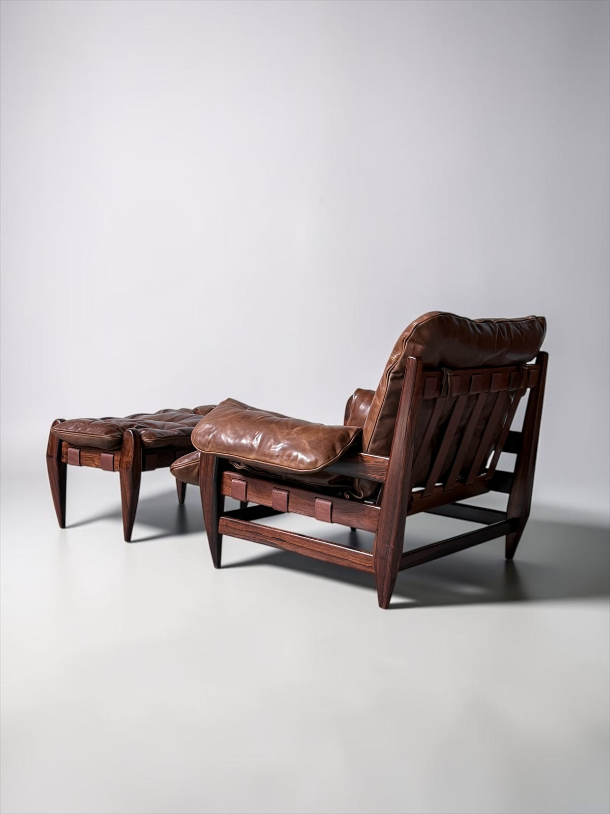 Rodeio Lounge Set by Jean Gillon for Italma Wood Art, Brazil, 1960s