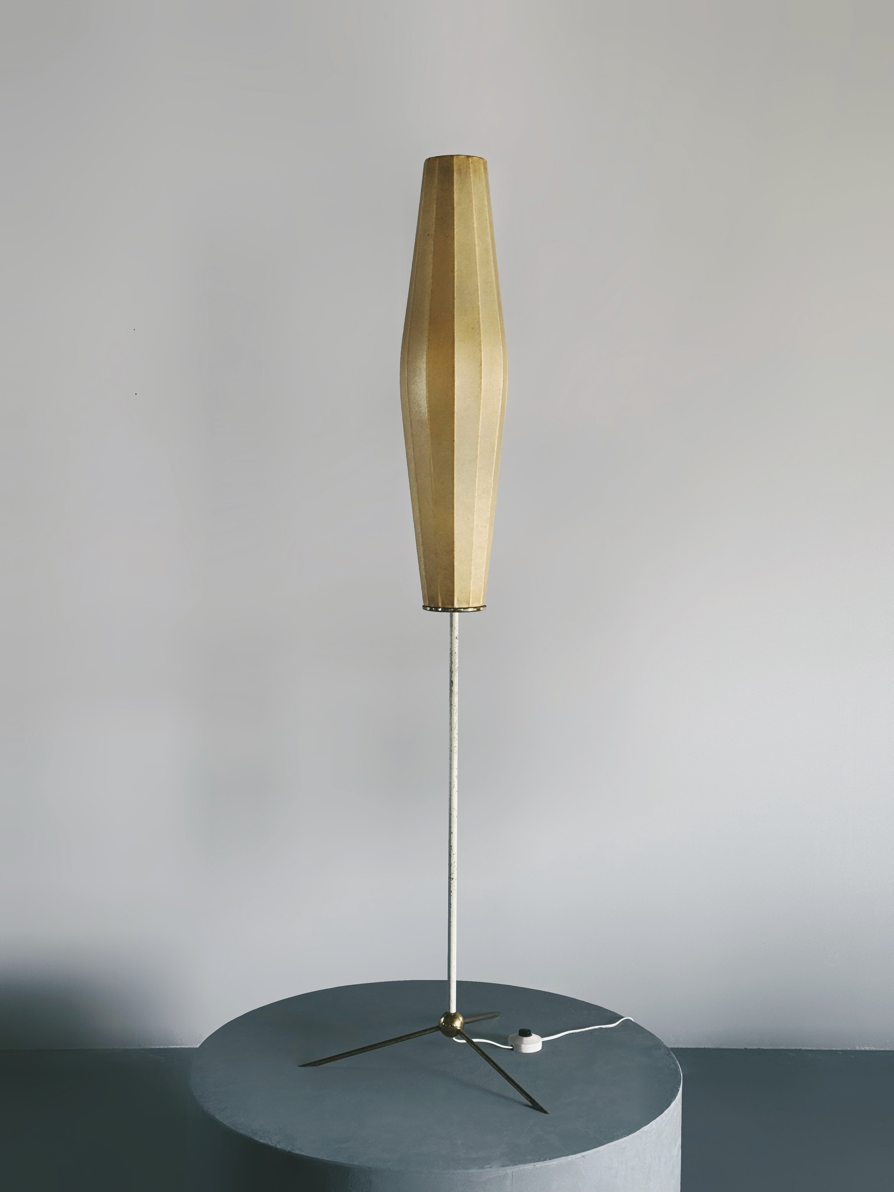 Extra Large Mid-Century Modern Cocoon Floor Lamp