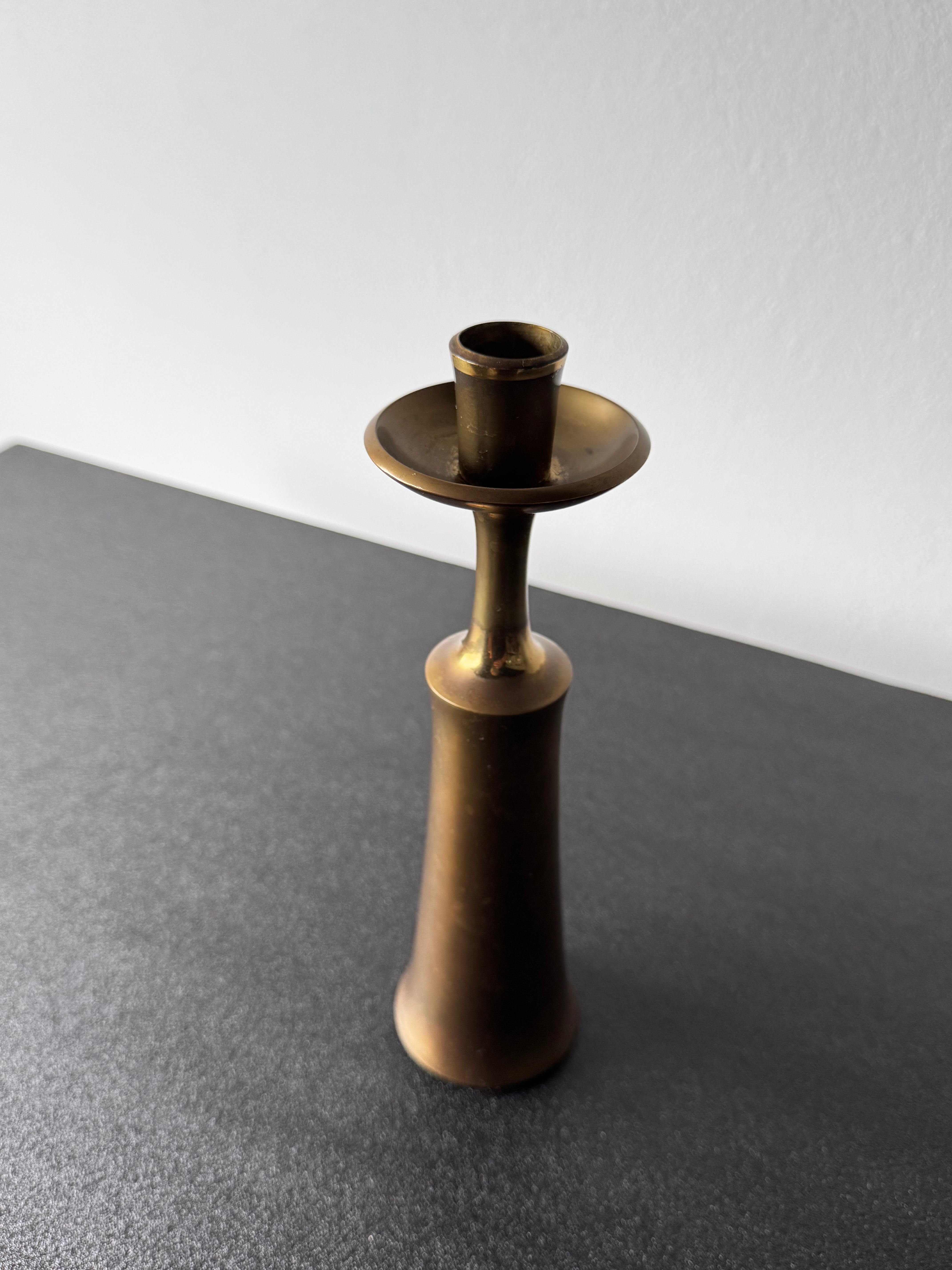 Danish Brass Candlesticks by Jens Harald Quistgaard for IHQ, 1960s, Set of 2　