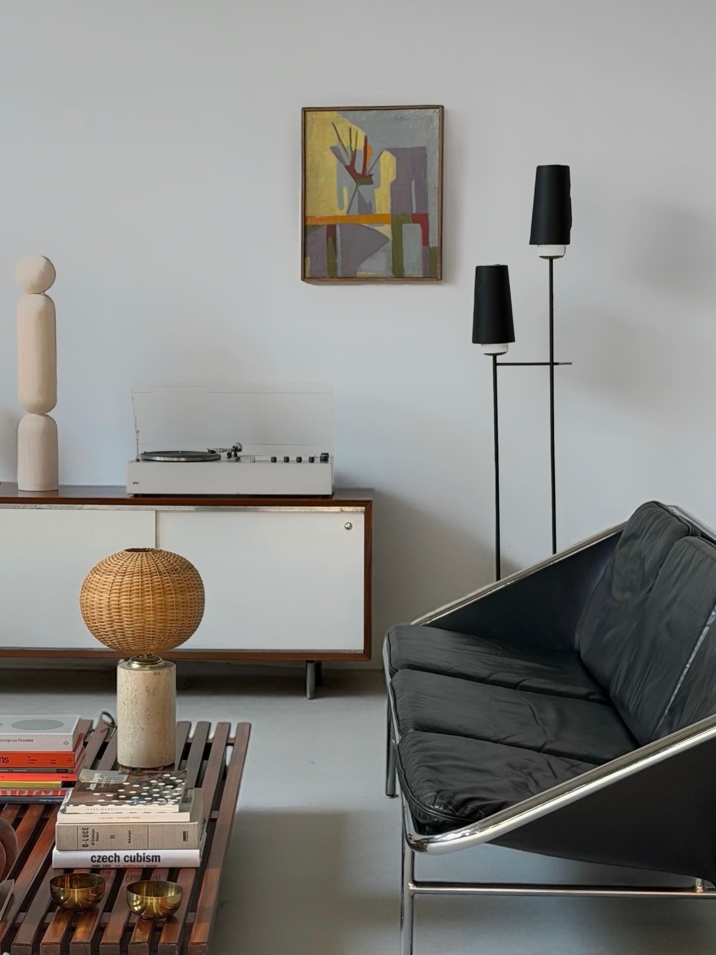 Travertine Table Lamp, Italy 1960s