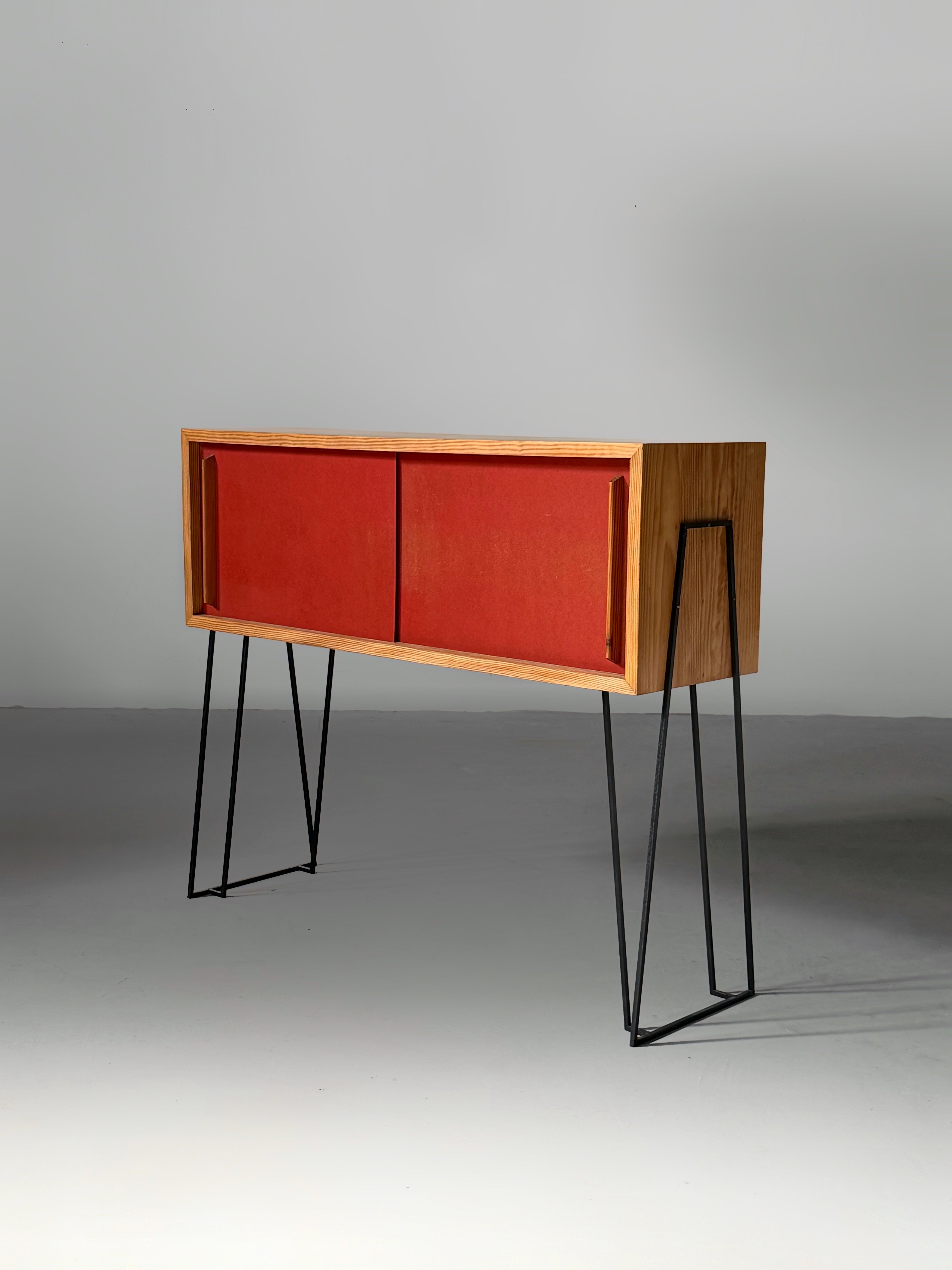 Double face Cabinet by Jacques Tournus, France 1950s