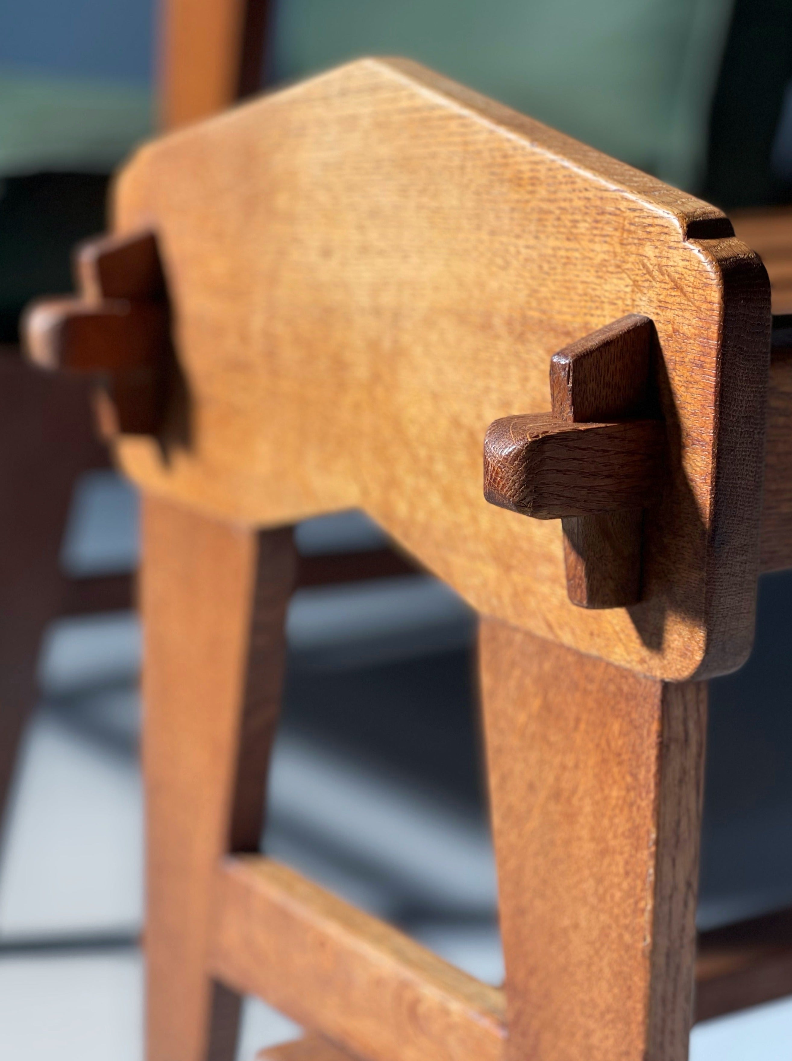 Arts and Crafts Stool, 1940s