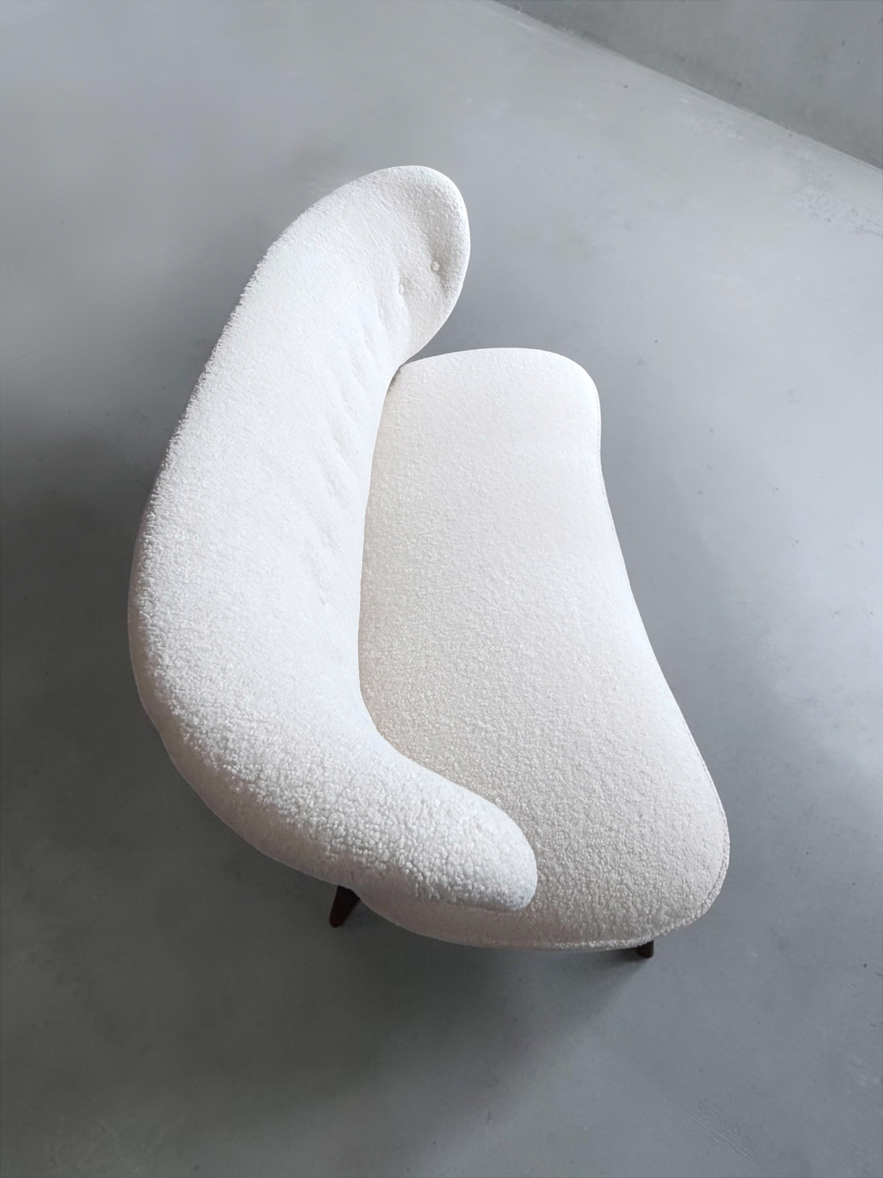 Two-Seater Sofa by Otto Schulz 'Attr.' for Boet, Sweden 1940s　