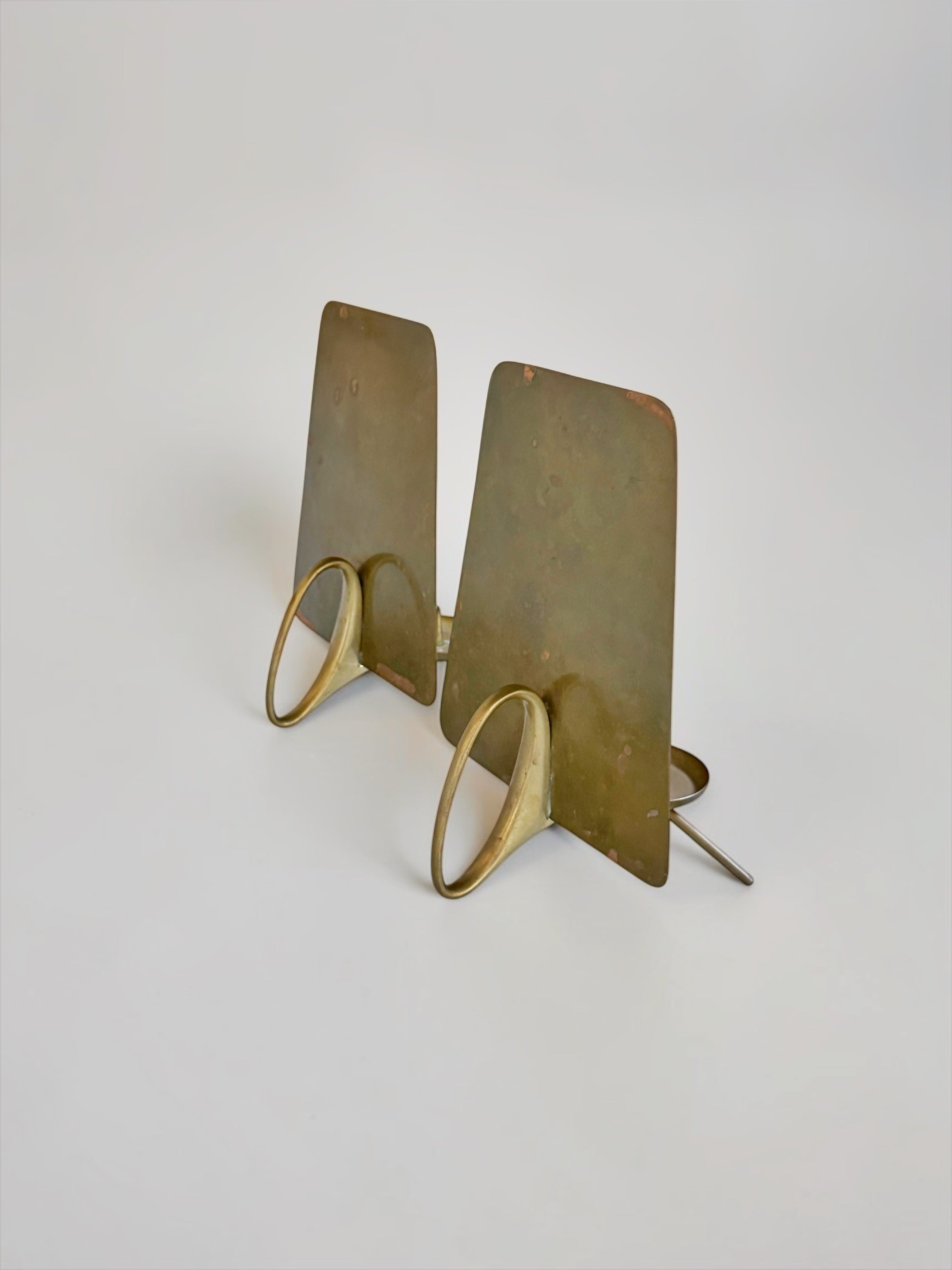 Pair of Candlesticks by Carl Auböck, Vienna 1950　