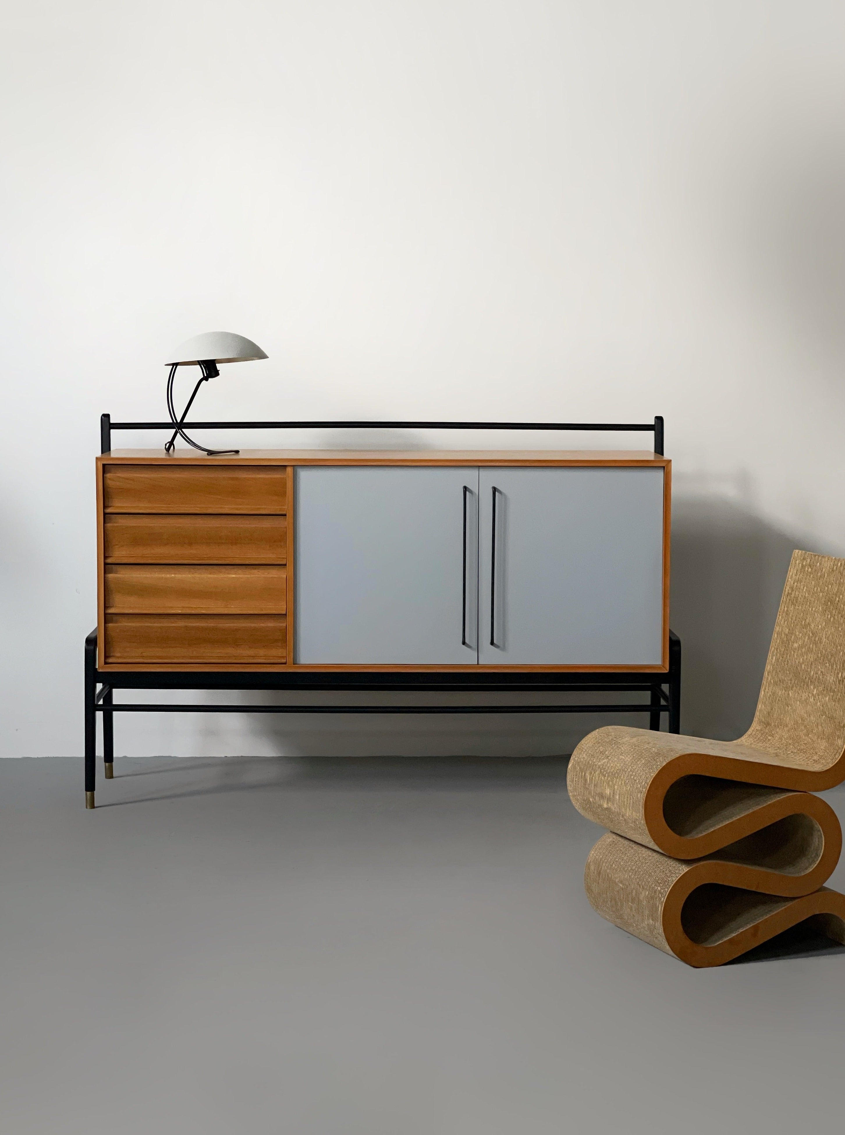 Cabinet in oak, Belgium 1960s