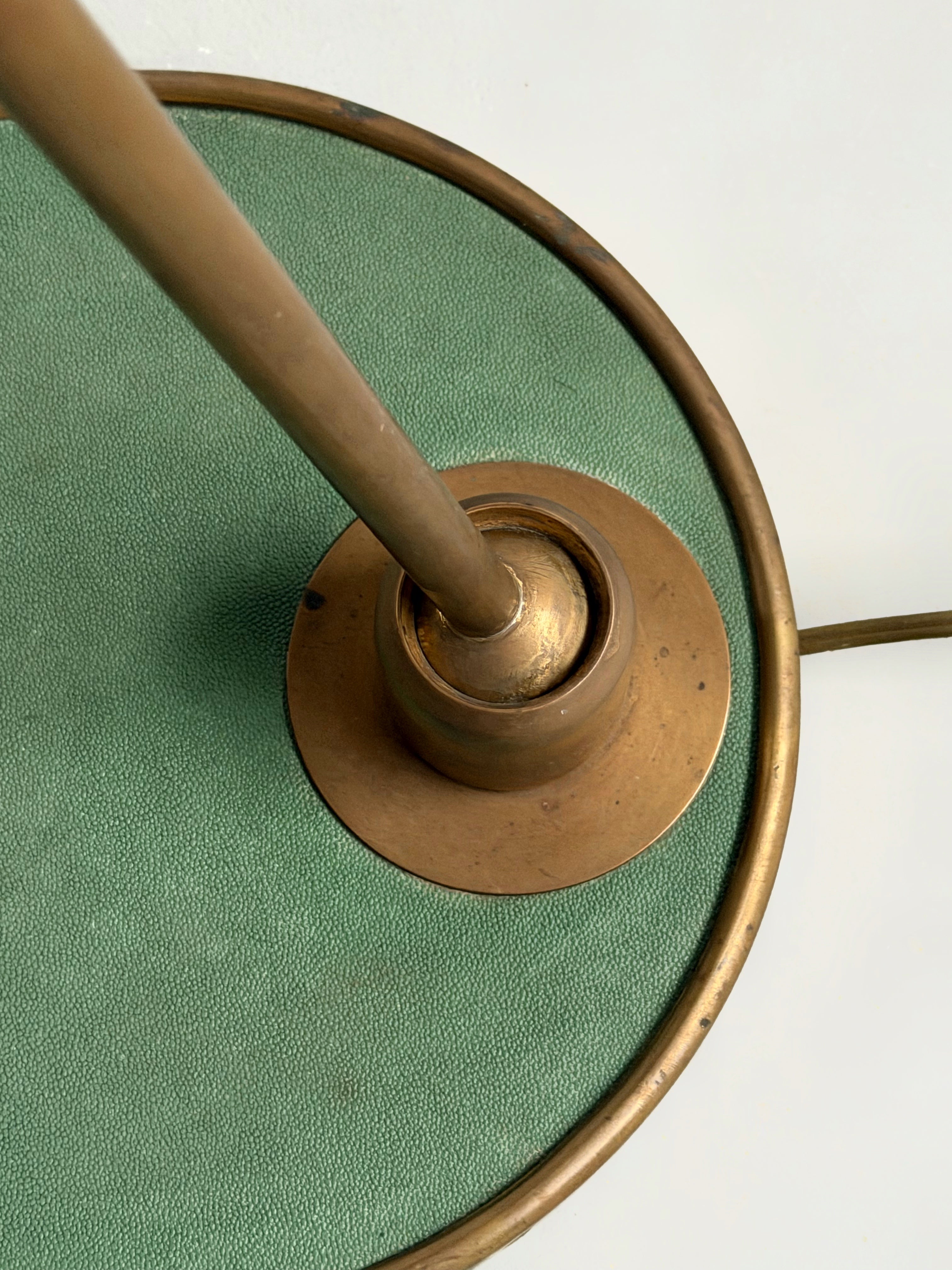 Maison Lunel Dual Conical Shade Floor Lamp, 1950s France