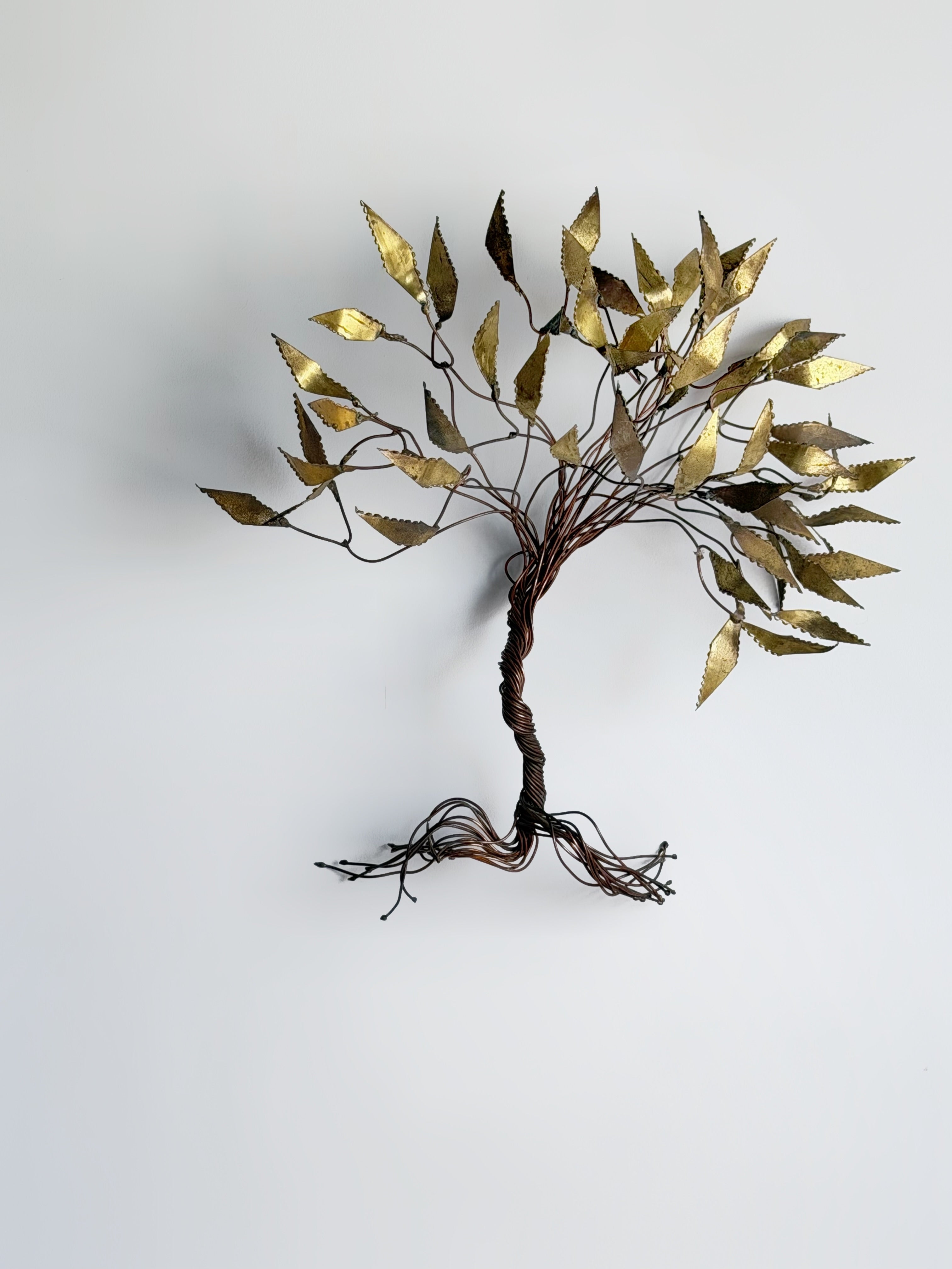 Tree Sculpture in Brass by Daniël Dhaeseleer, Belgium, 1970