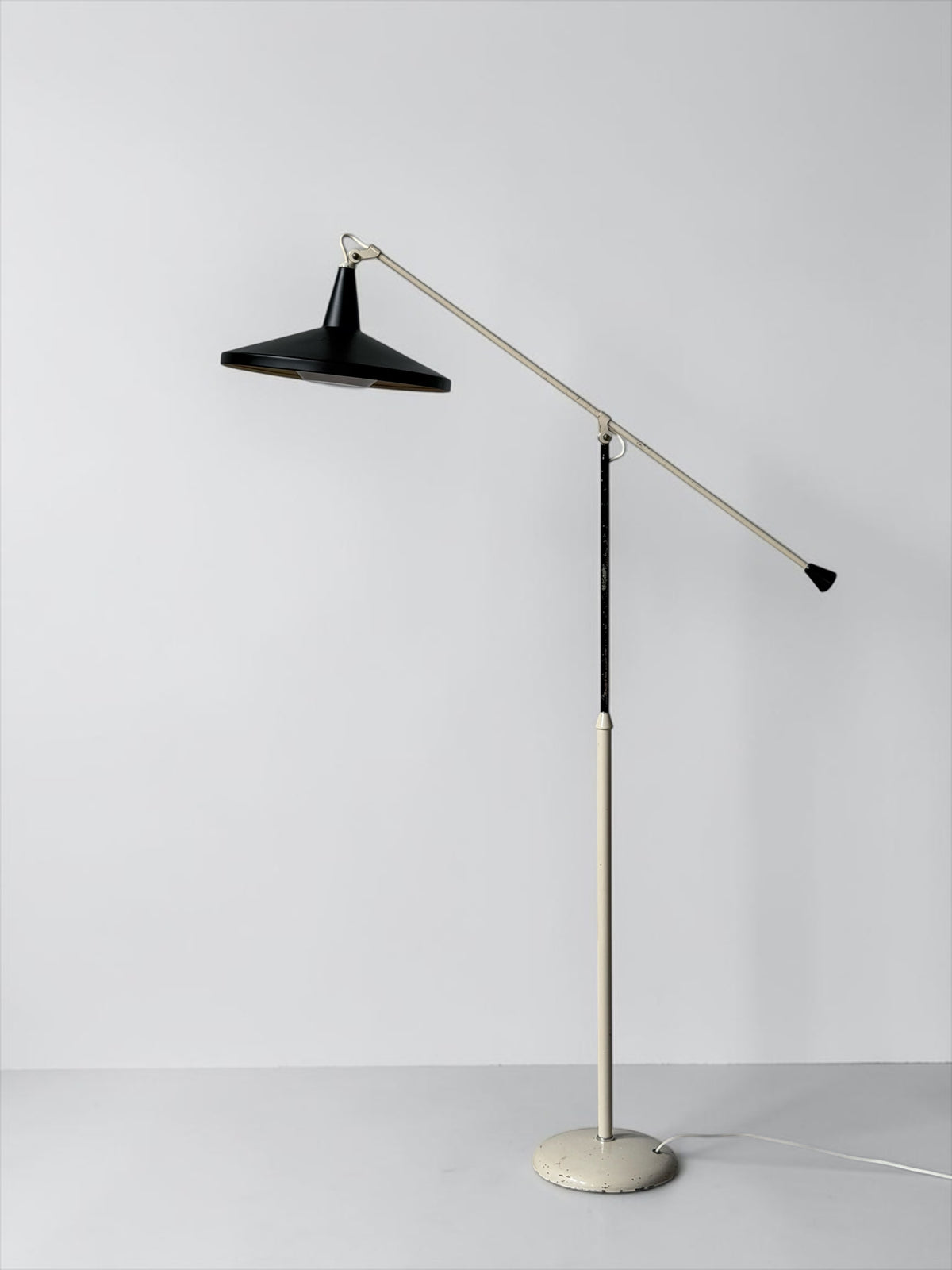 Panama Floor Lamp in Black by Wim Rietveld for Gispen, 1957