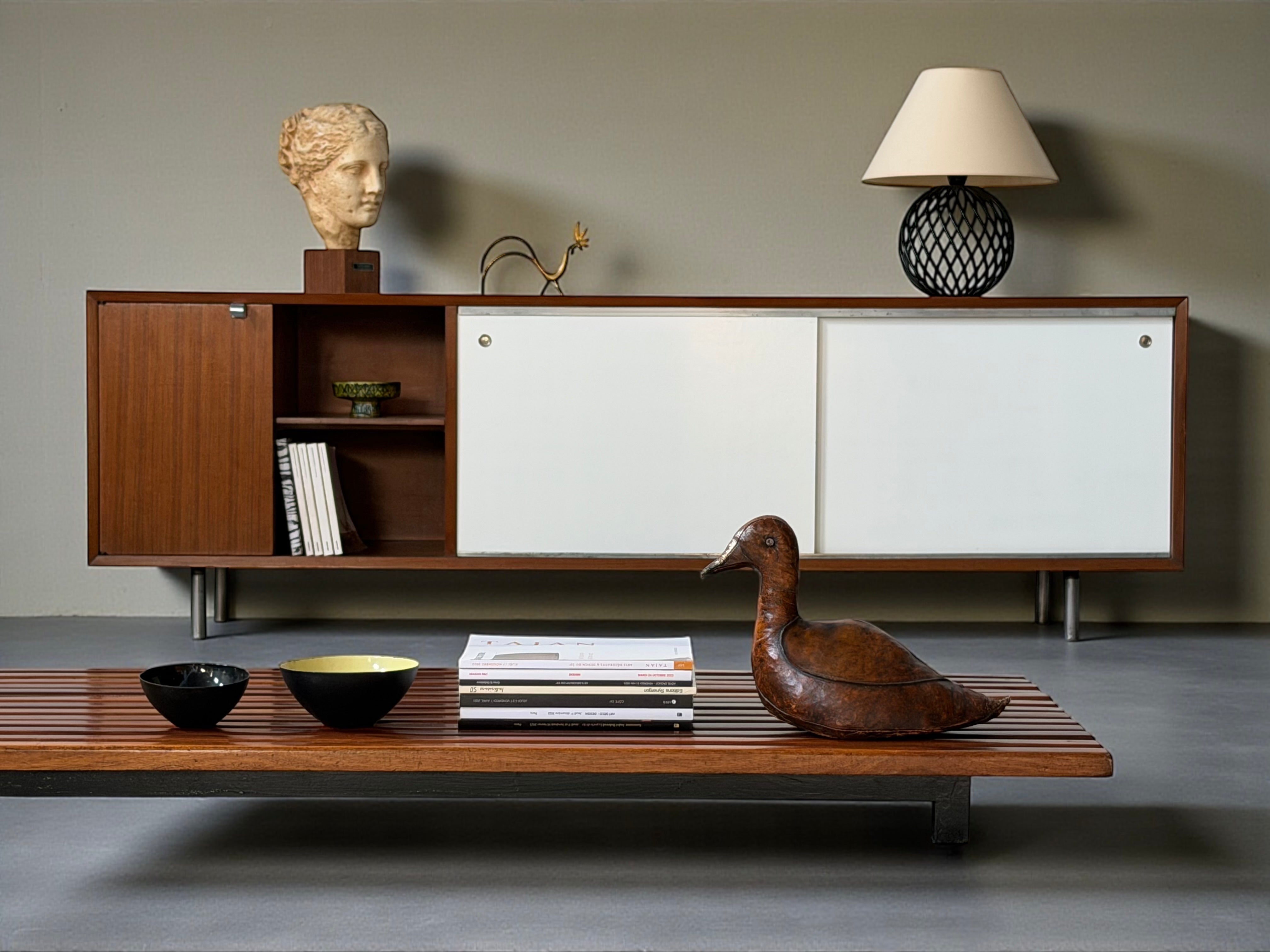 Vintage Leather Duck Doorstop by Dimitri Omersa for Abercrombie & Fitch, England 1950s