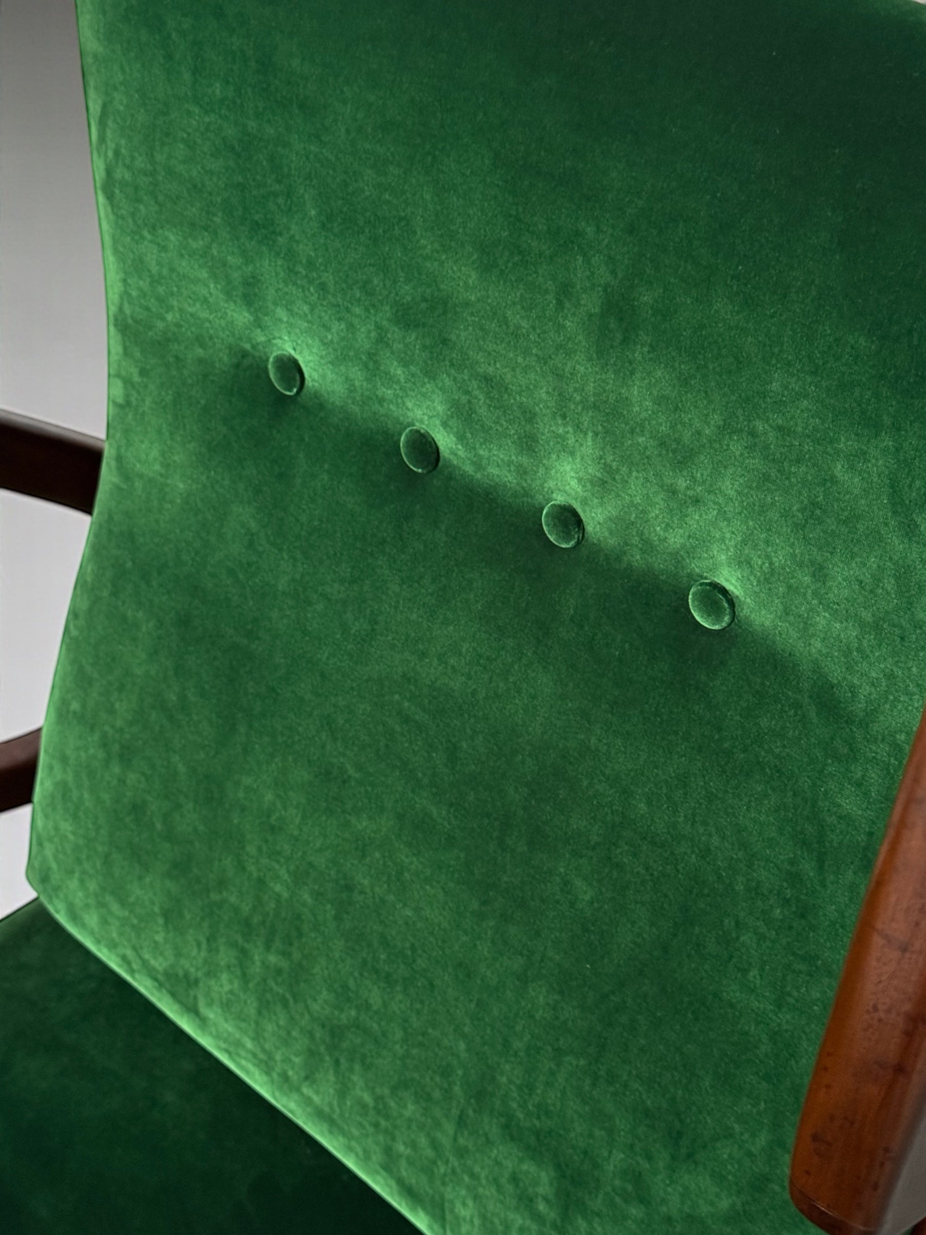 Wingback Armchairs By Orlando Orlandi, Italy 1950'