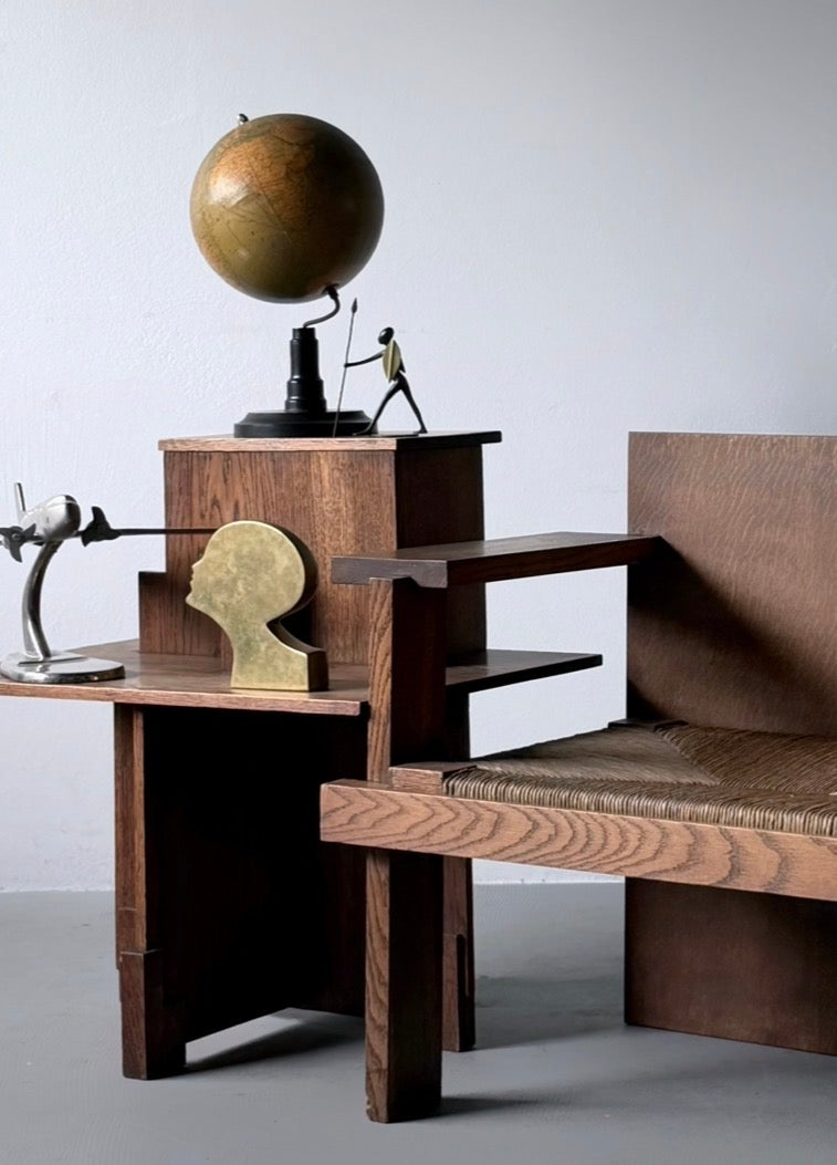 Pair of Sculptural Brass Profile Bookends