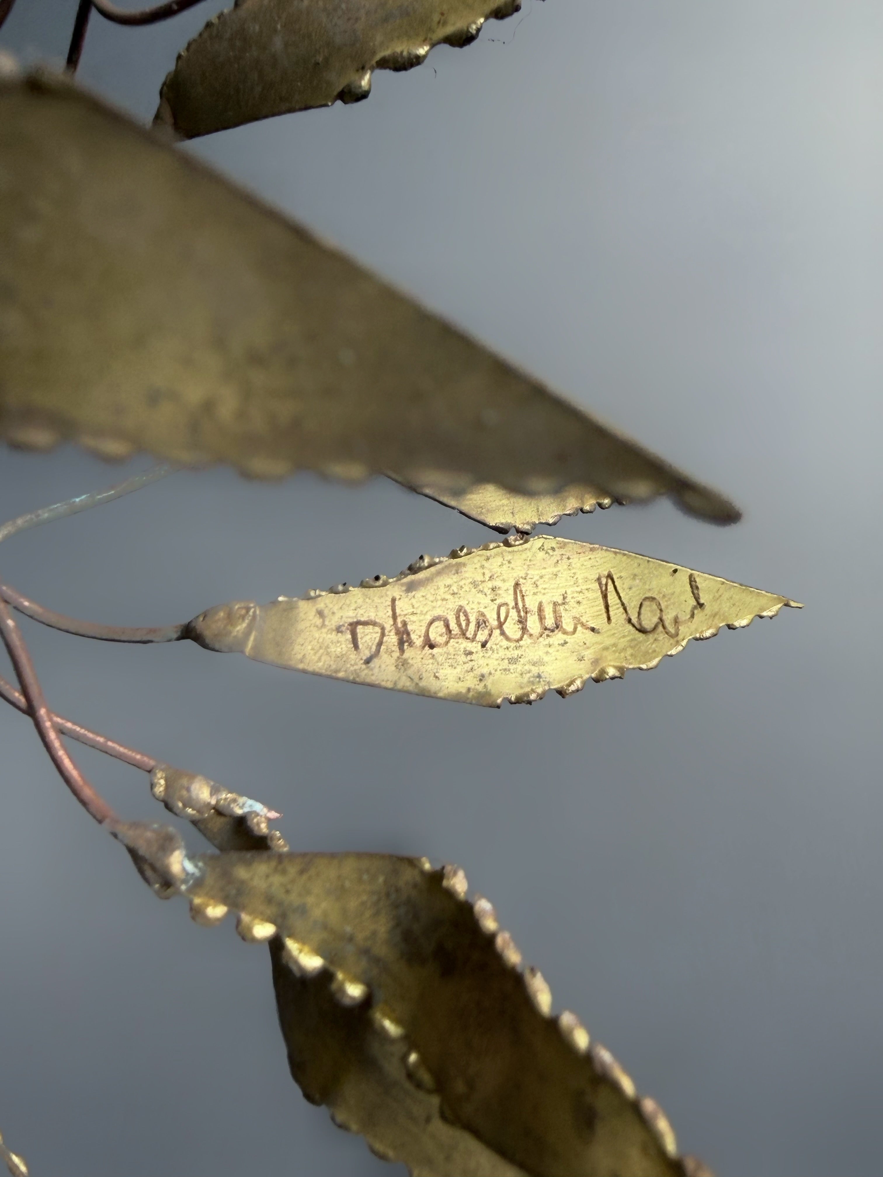 Tree Sculpture in Brass by Daniël Dhaeseleer, Belgium, 1970
