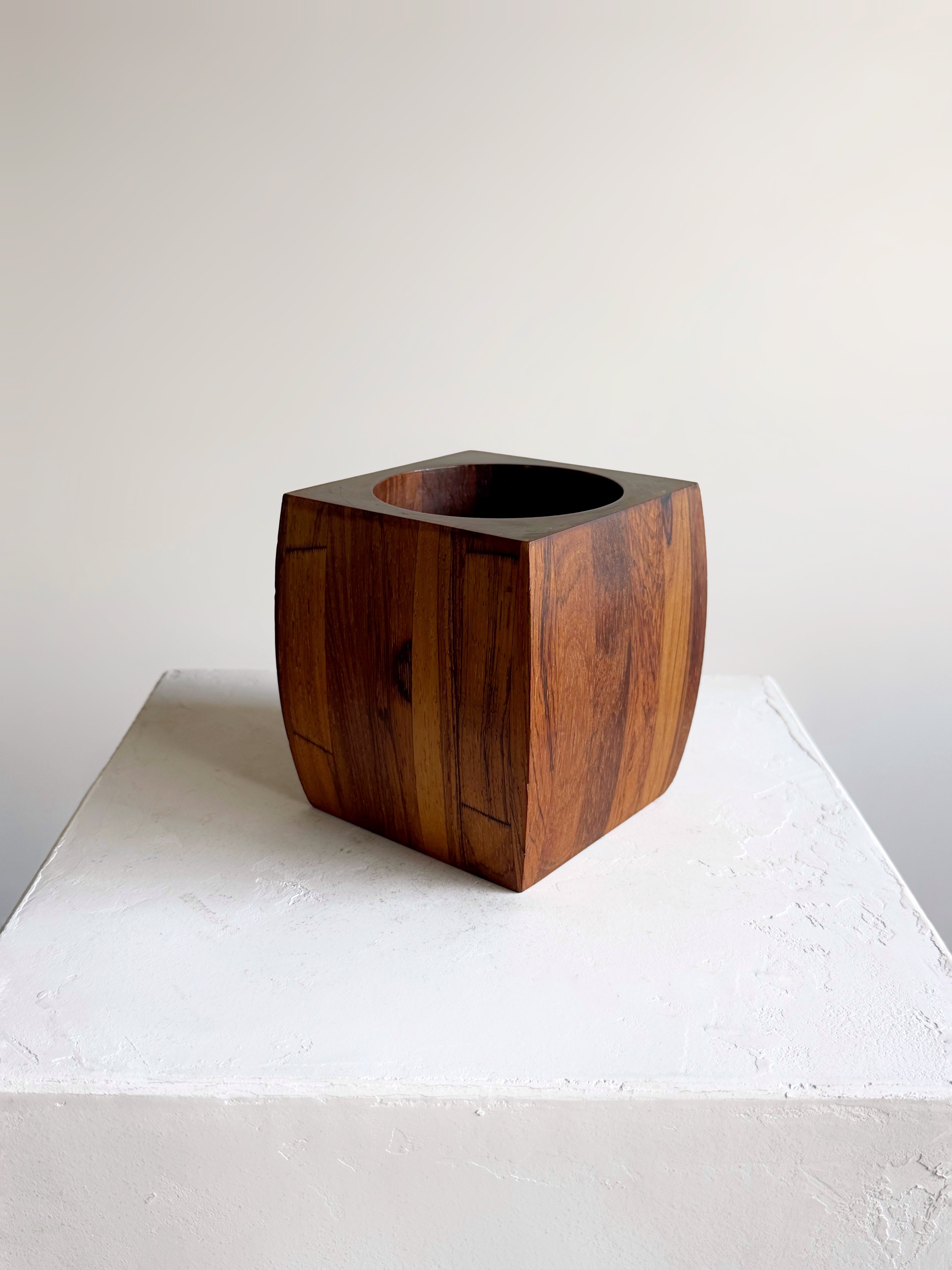 Jean Gillon Tobacco Jar made of Jacaranda Wood HAND MADE