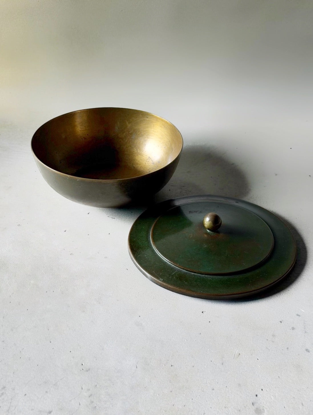 Bronze box by Just Andersen, Denmark 1930s