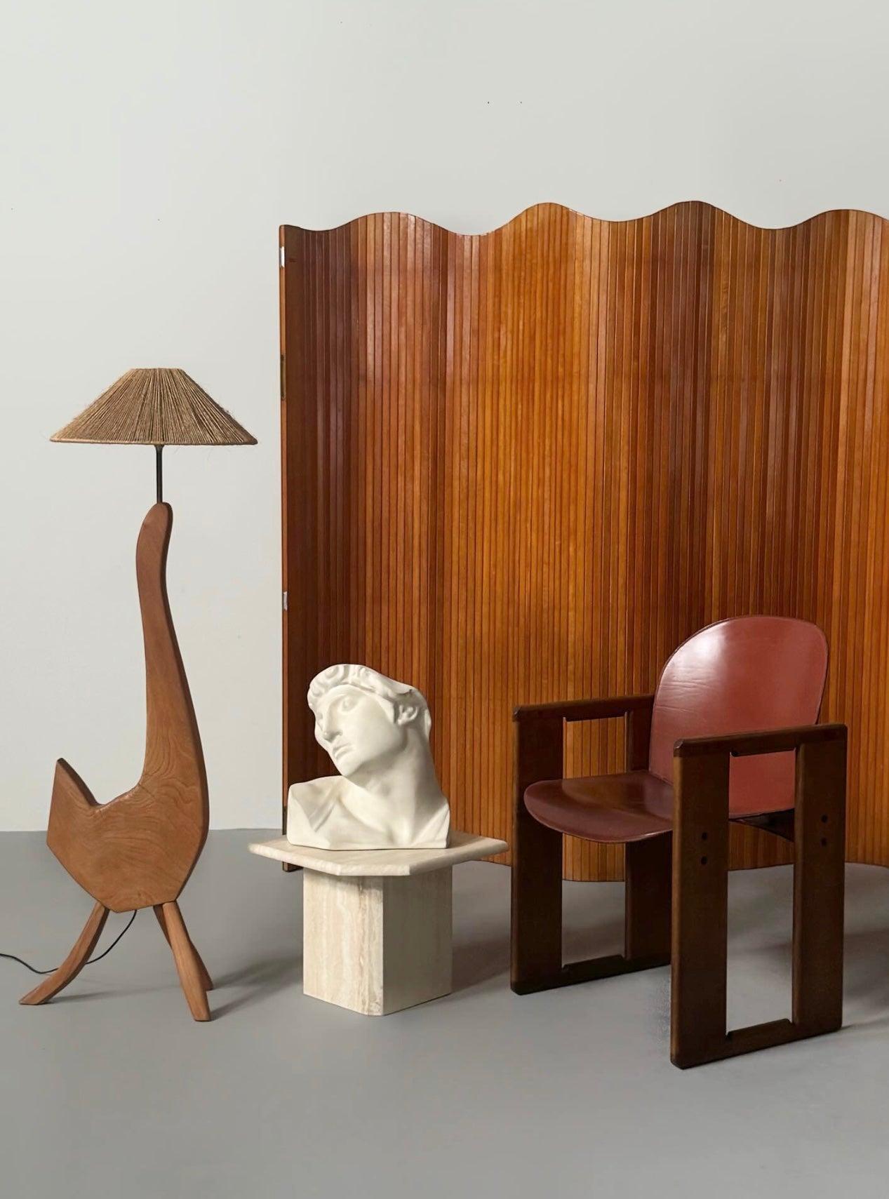 Organic Sculptural Floor Lamp, Europe 1950-1960s
