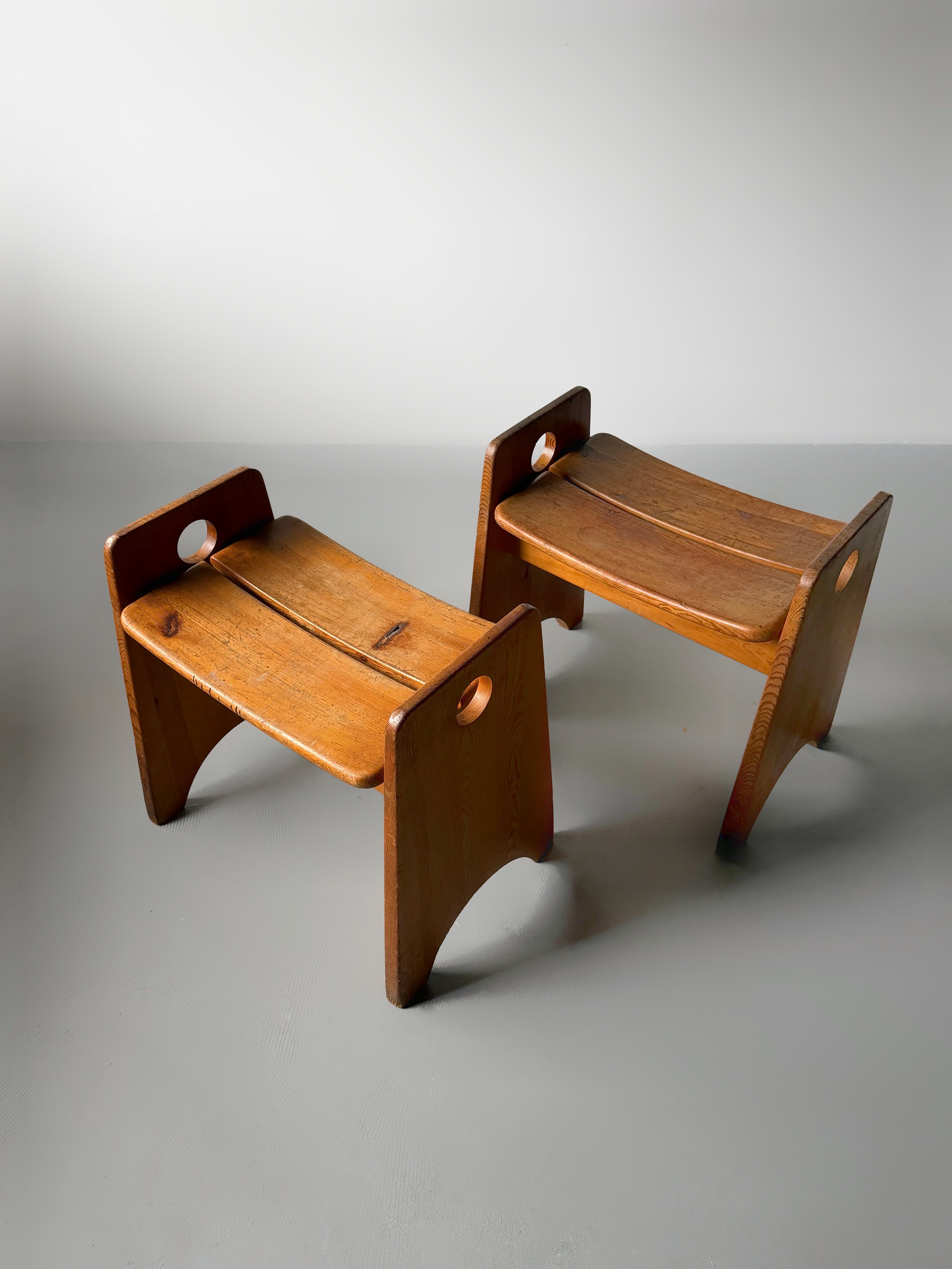 Stool By Gilbert Marklund for Furusnickarn AB, Sweden 1970s