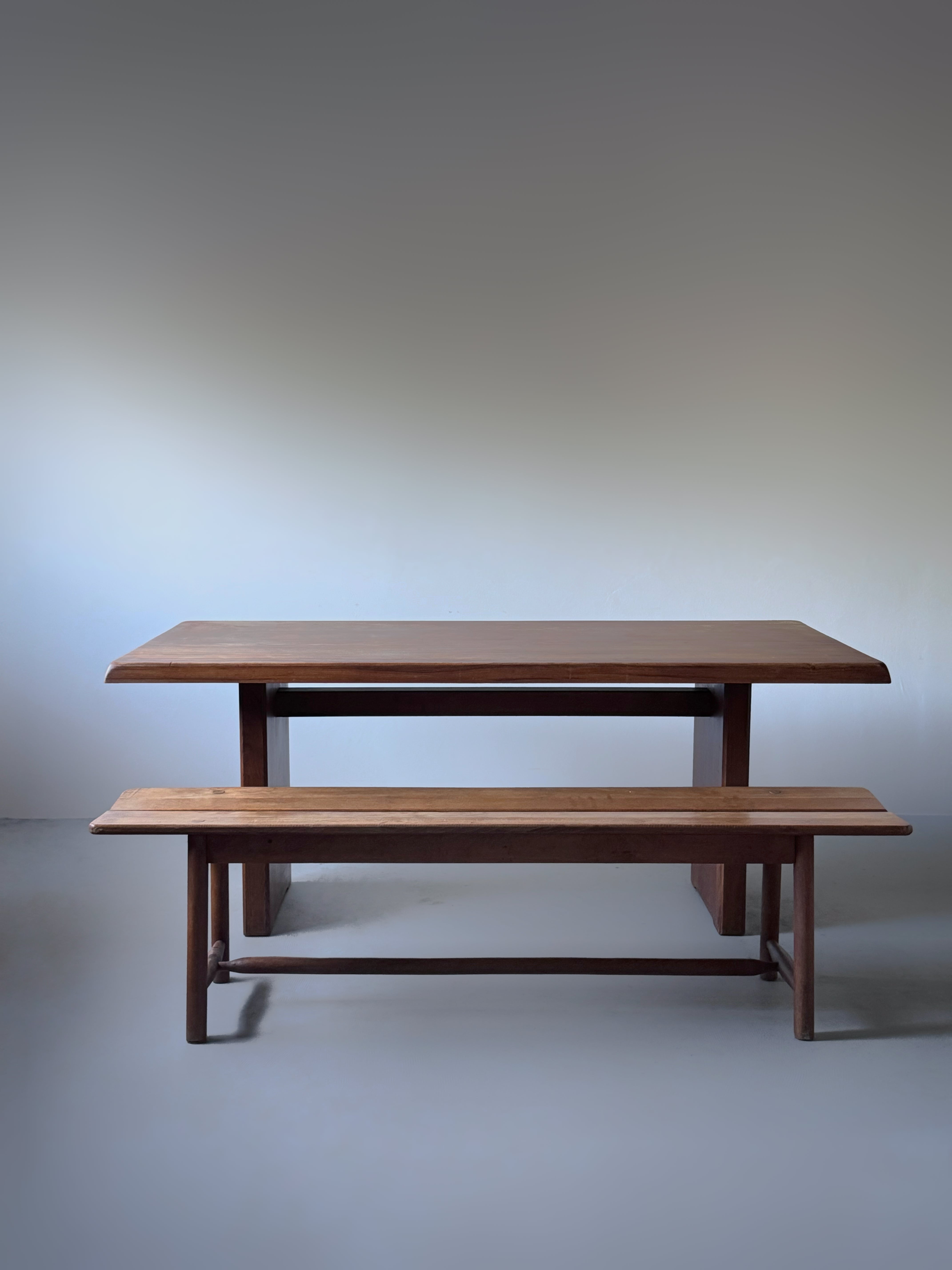 Large bench by Pierre Gautier Delaye, France 1950