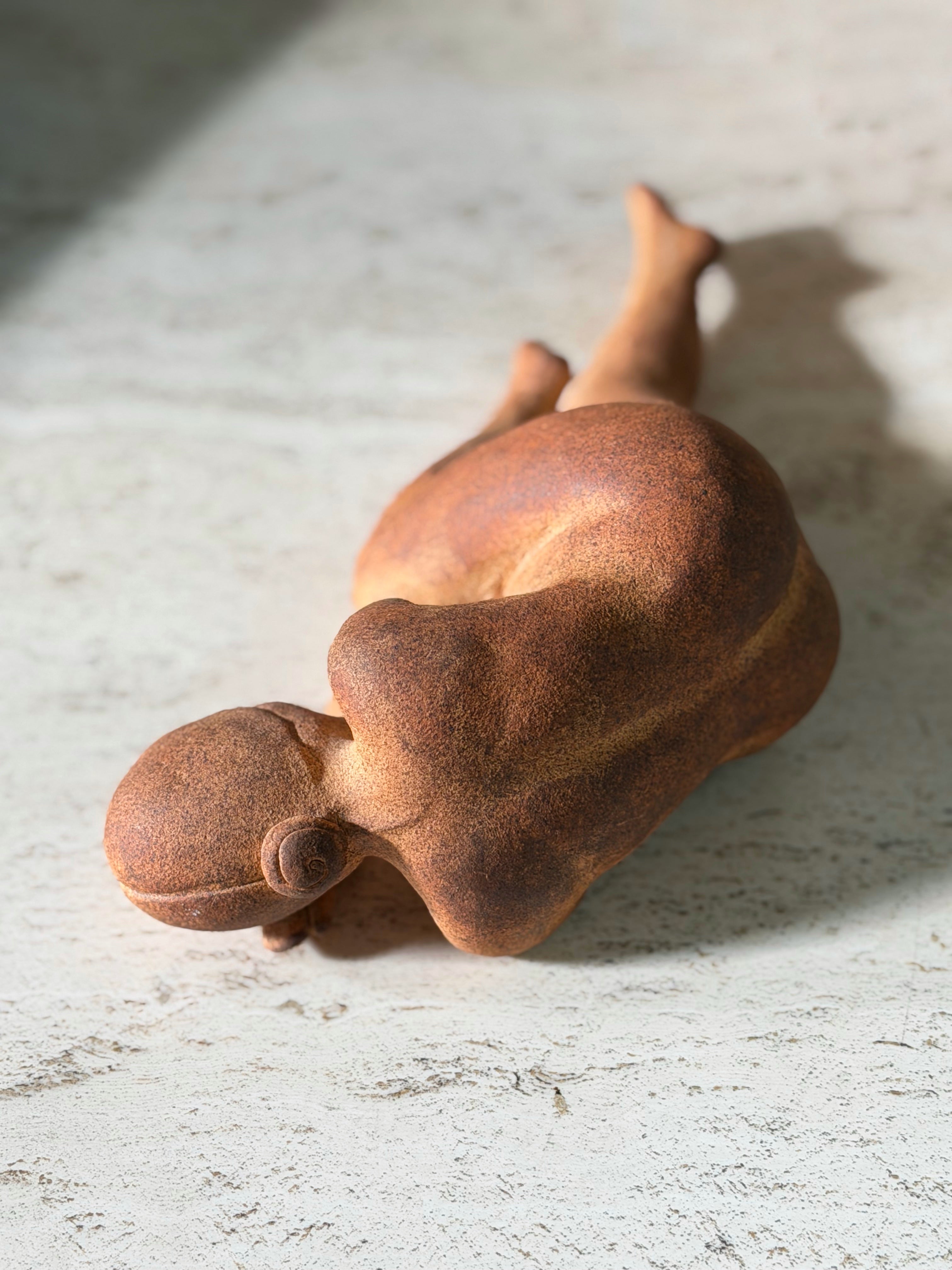 Bodil Hansen Signert Keramikk Skulptur, Denmark 1997