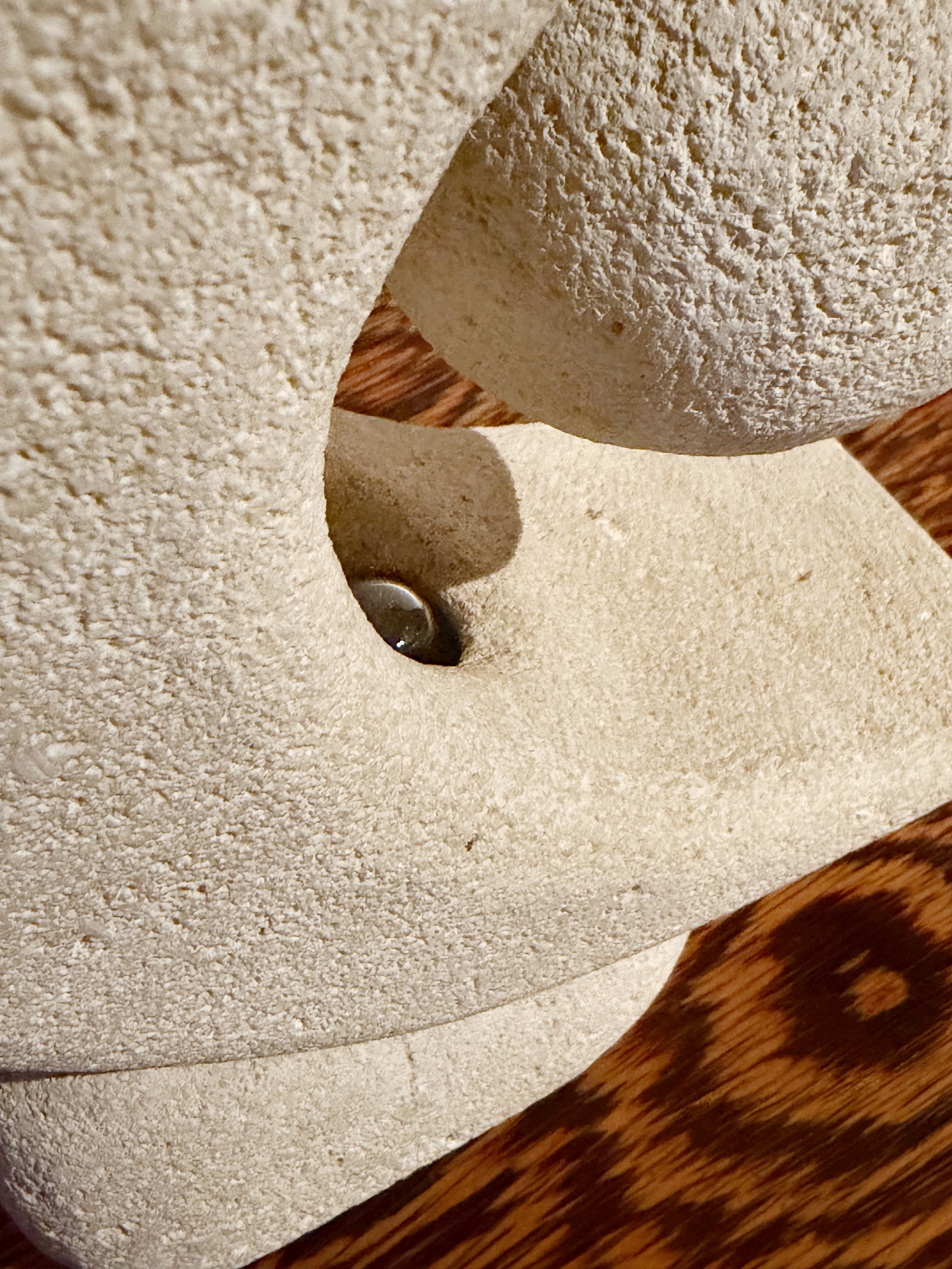 Carved Stone Lamp By Pierre Albert Tormost, 1960s　