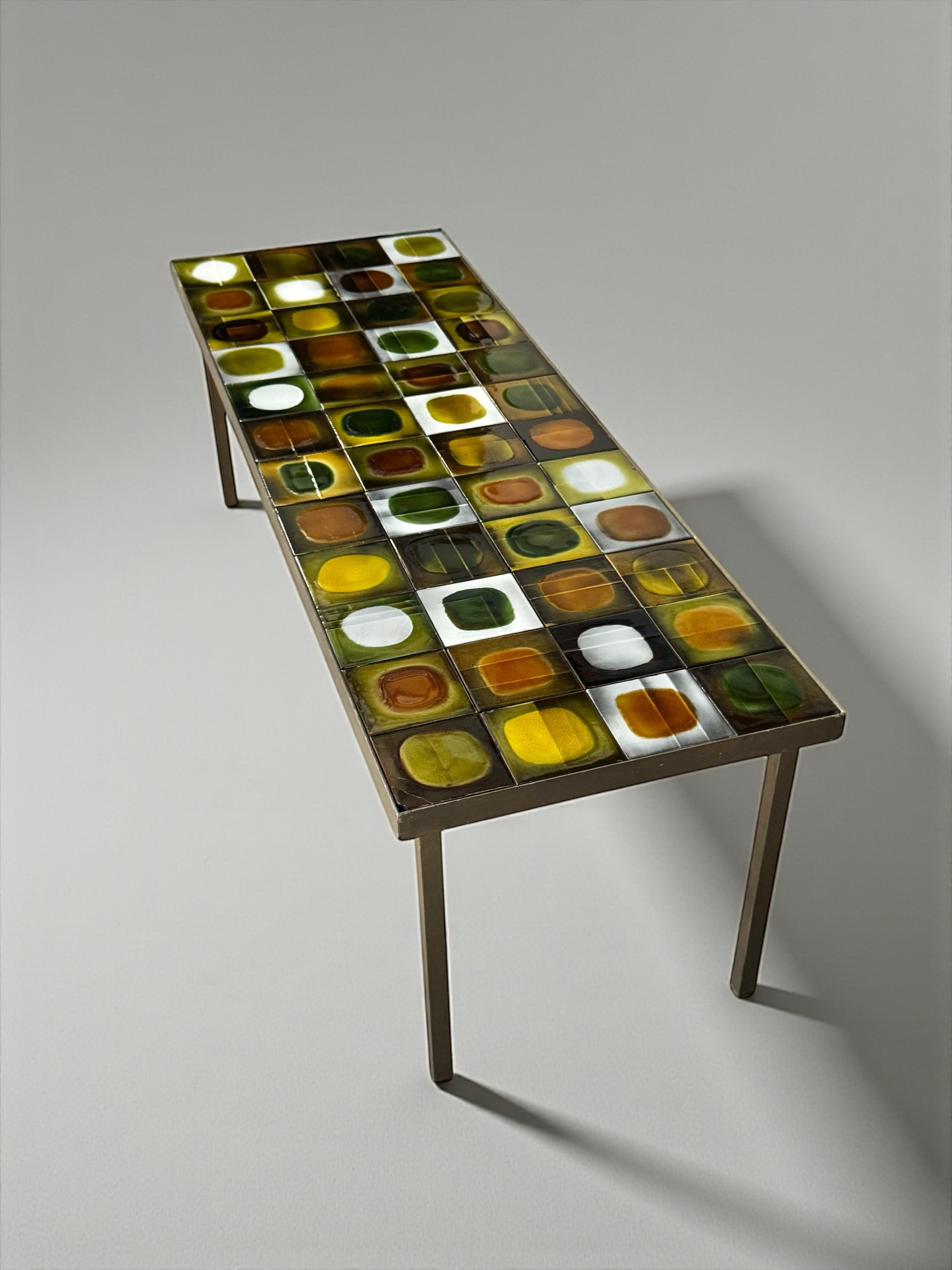 Planetes ceramic coffee table by Roger Capron, 1960s