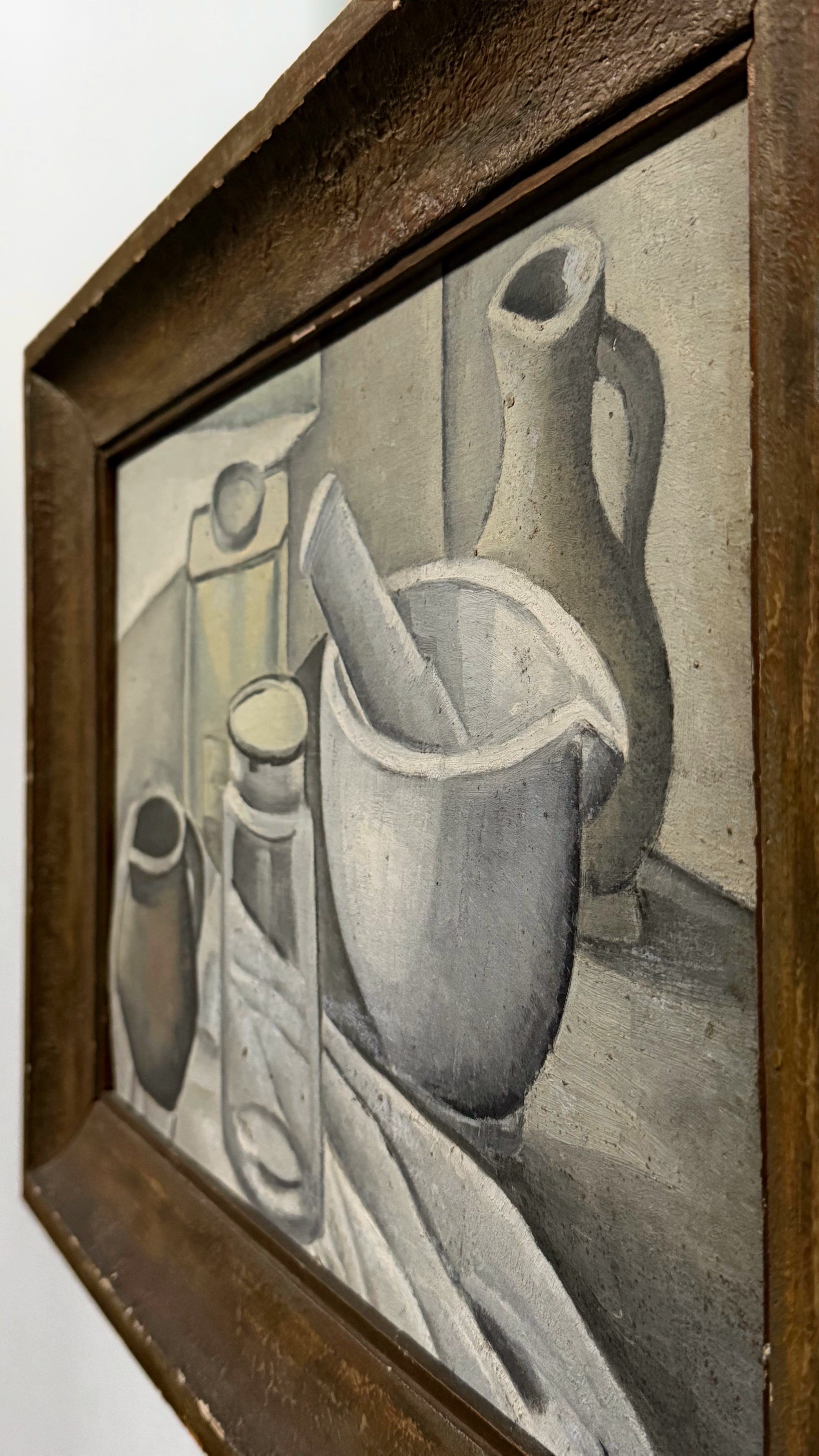 Vintage Oil Still Life Painting, Germany, 1950s　