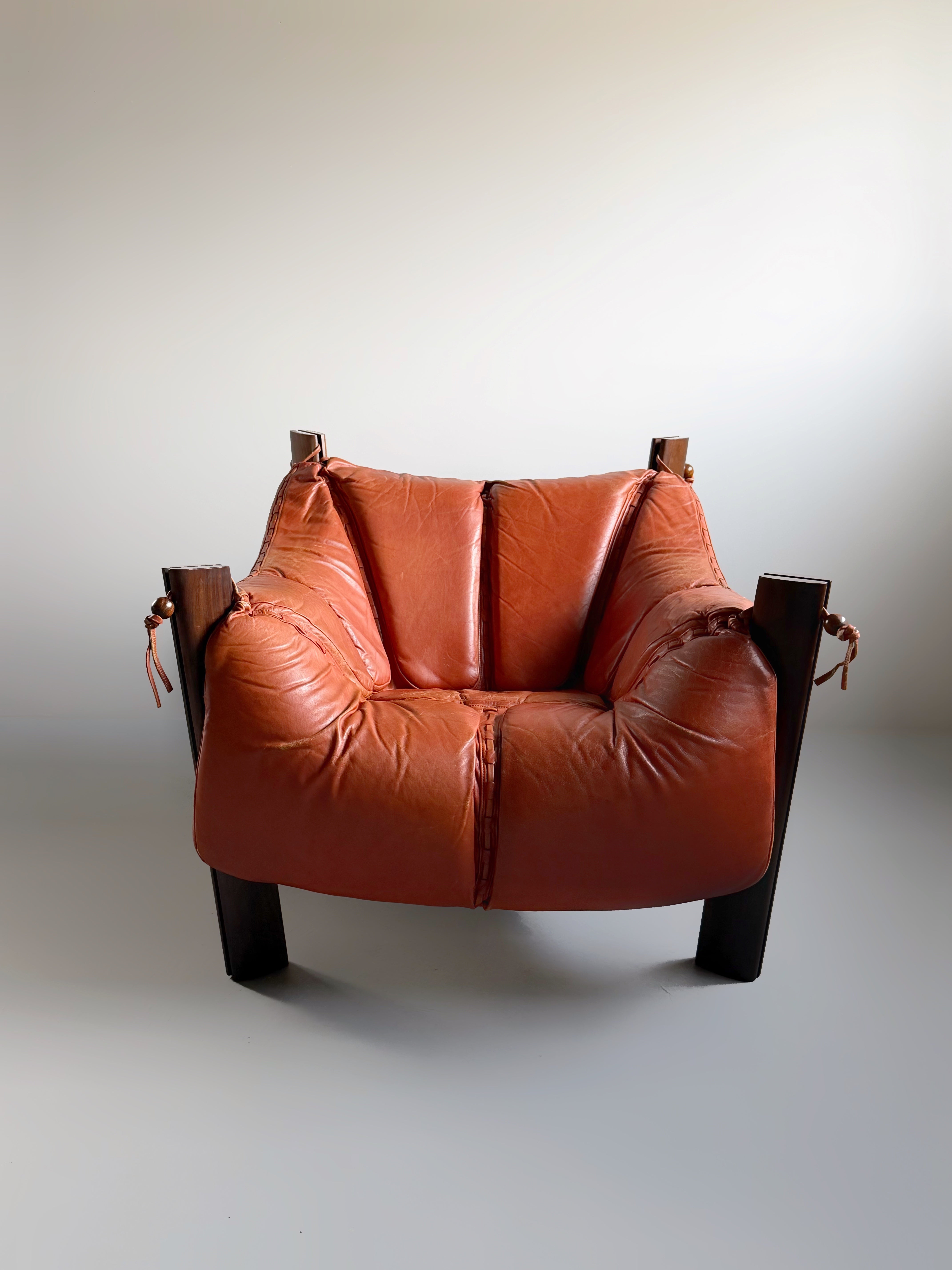 MP-211 Lounge Chair with Ottoman by Percival Lafer, Brasil 1970s　