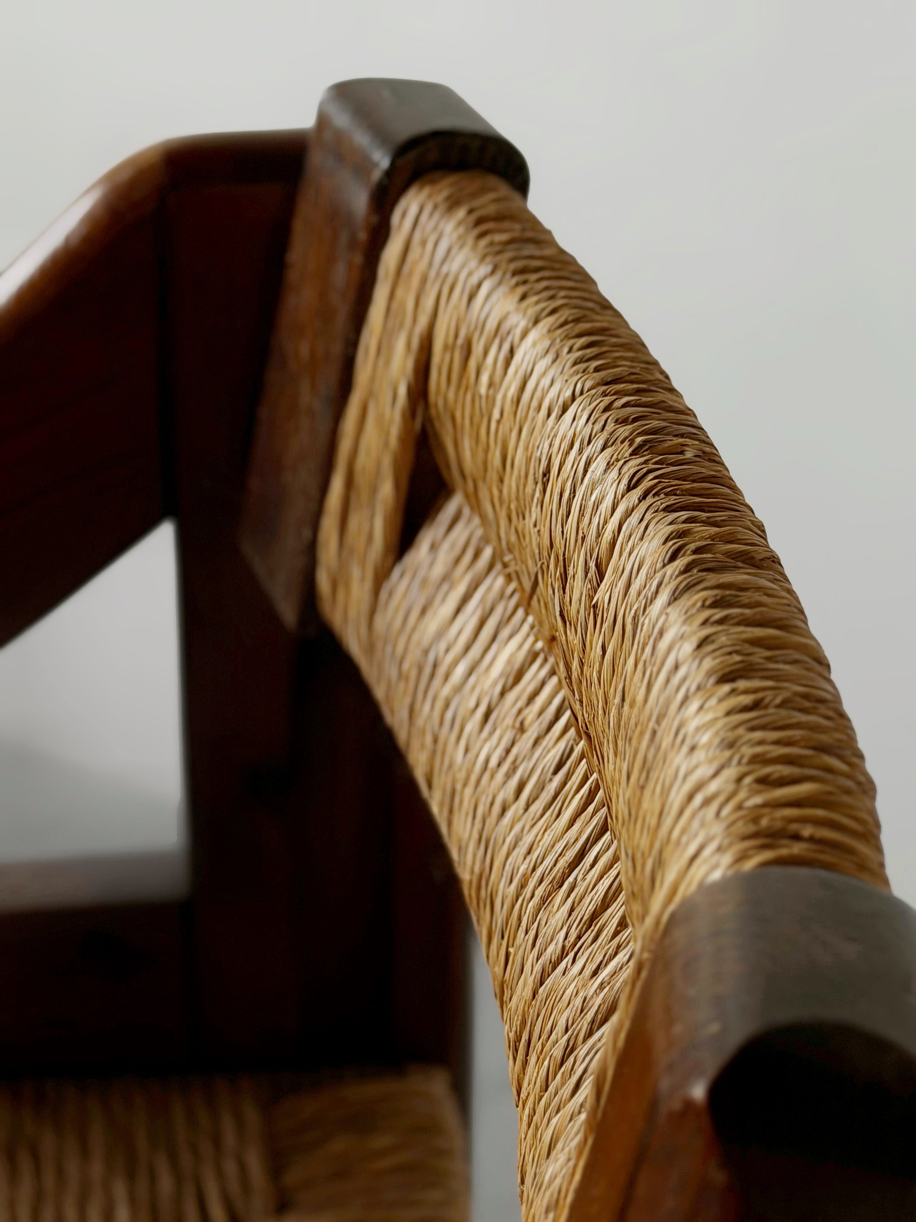Brutalist Armchair designed by Silvio Coppola for Fratelli Montina, Italy, 1970s
