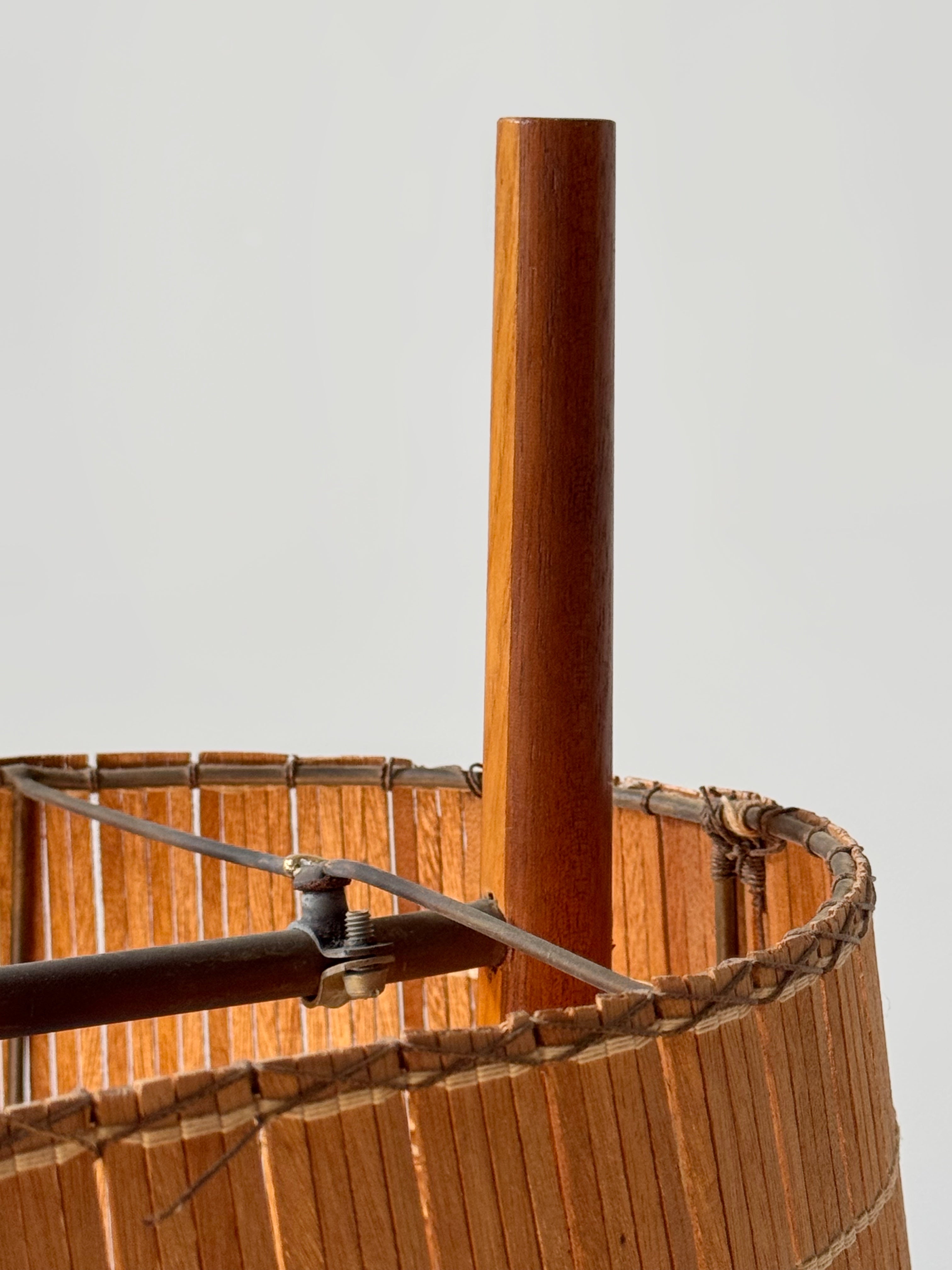 Tripod Floor Lamp with Shelf, France 1960s