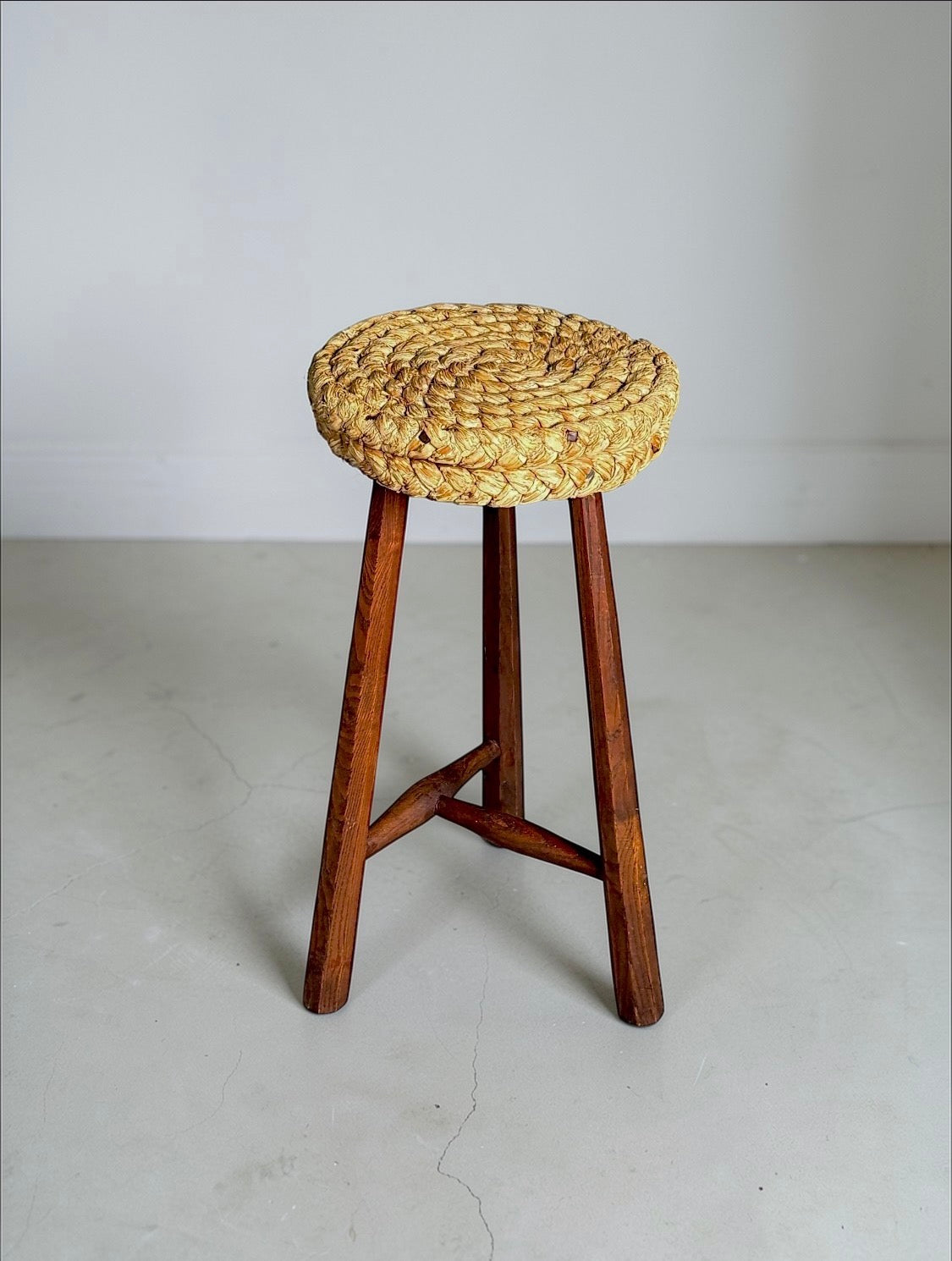 Stool by Adrien Audoux & Frida Minet, France 1950s　