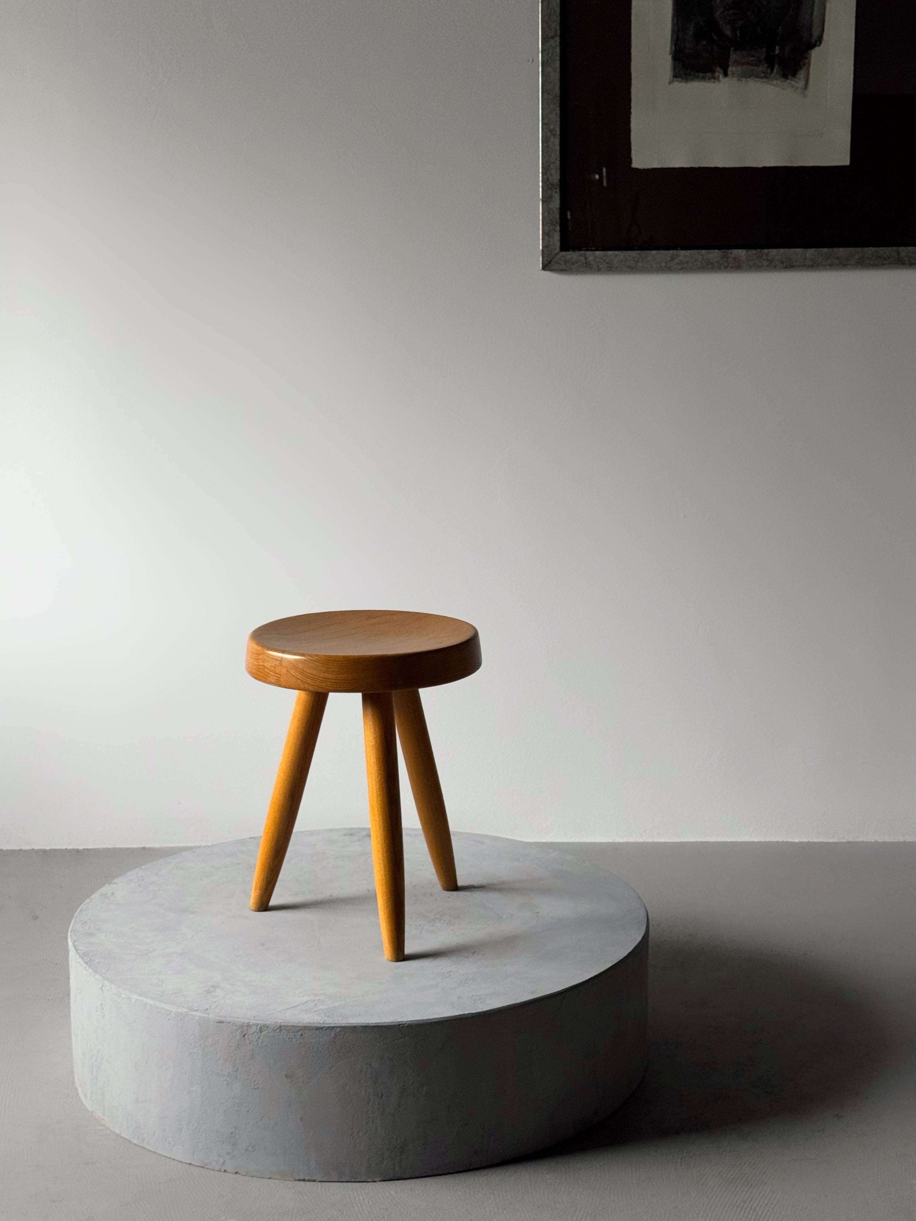 High Berger stool Designed by Charlotte Perriand