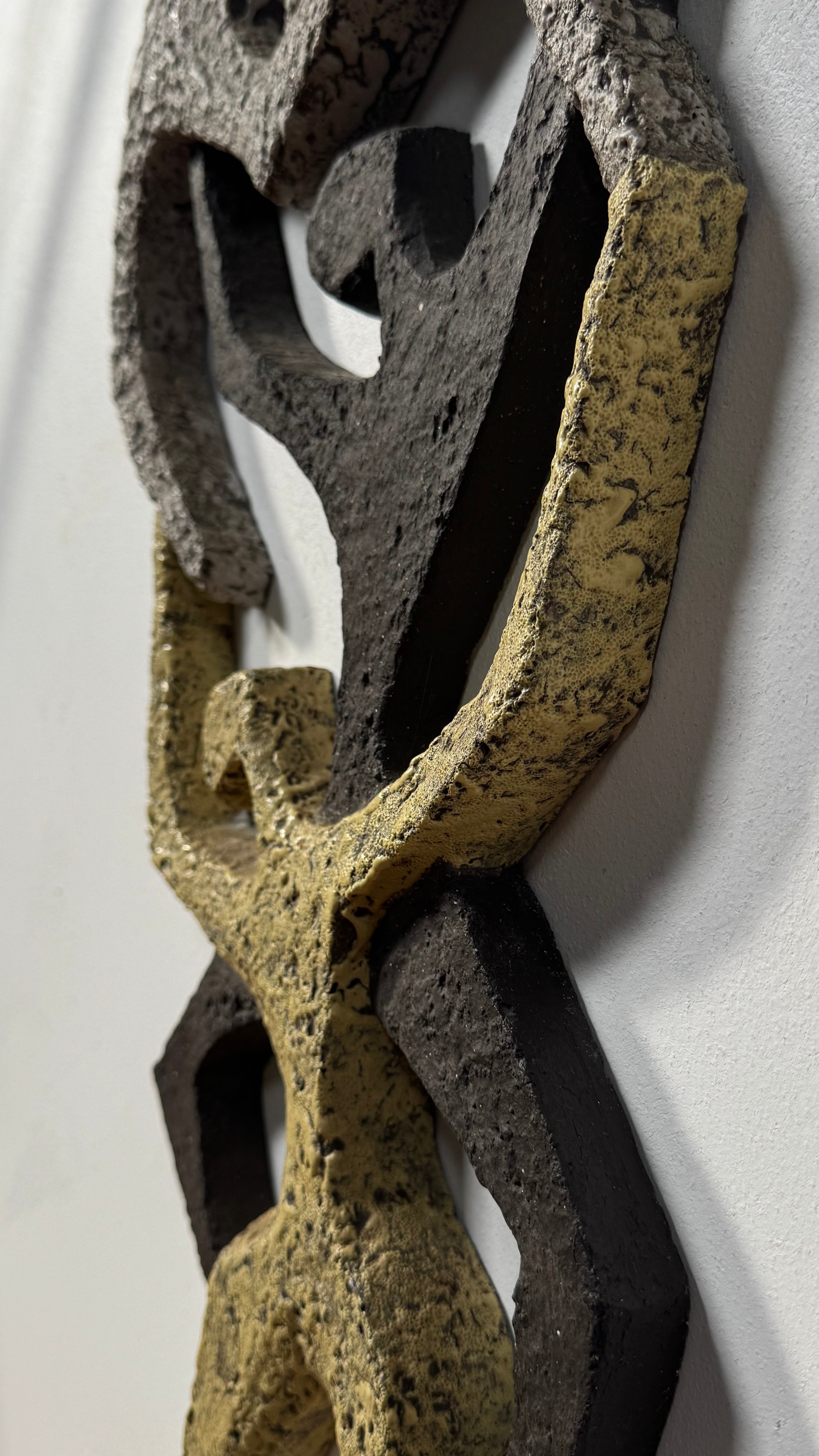 Pair of Wall sculptures by Joop Puntman for AMHA, 1960s