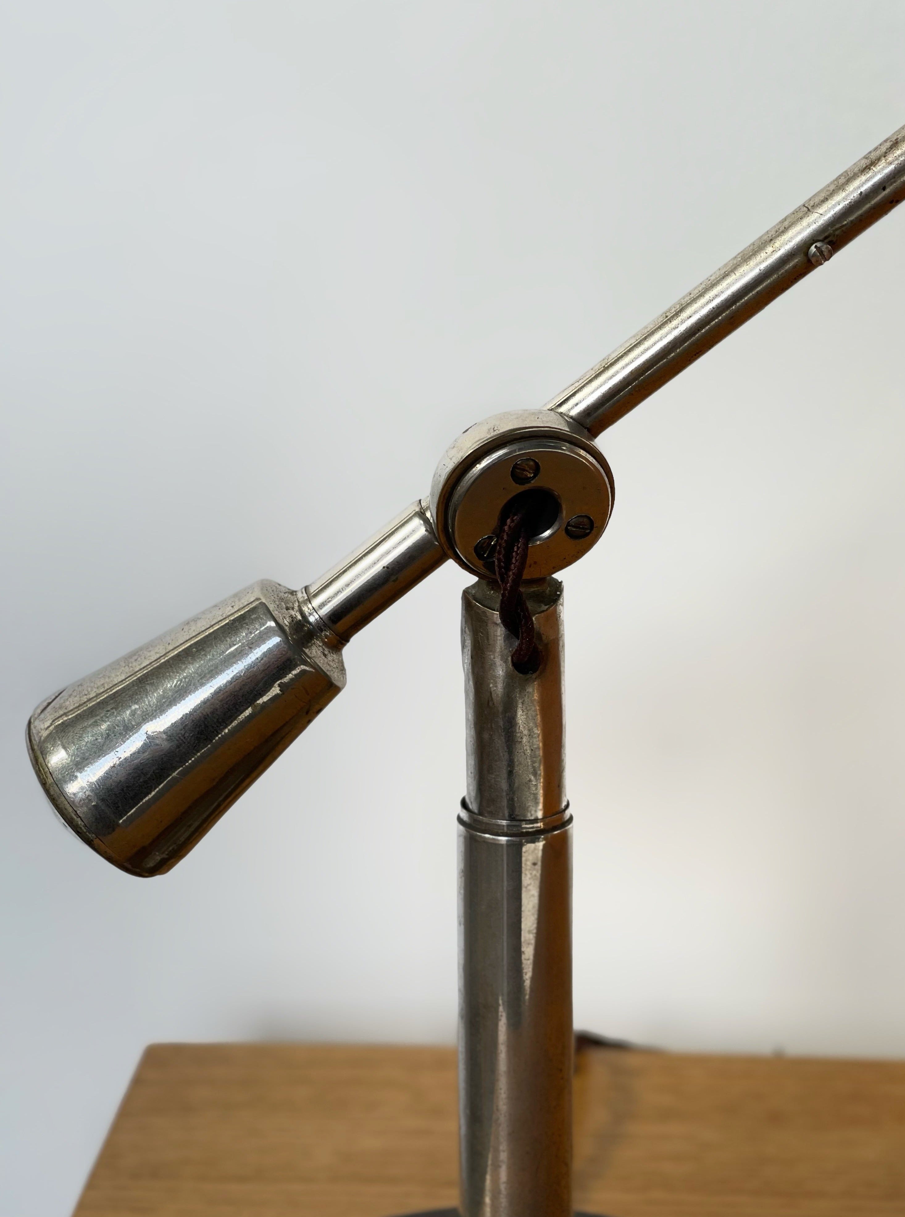 Counterbalance Table Lamp by Edouard-Wilfred Buquet