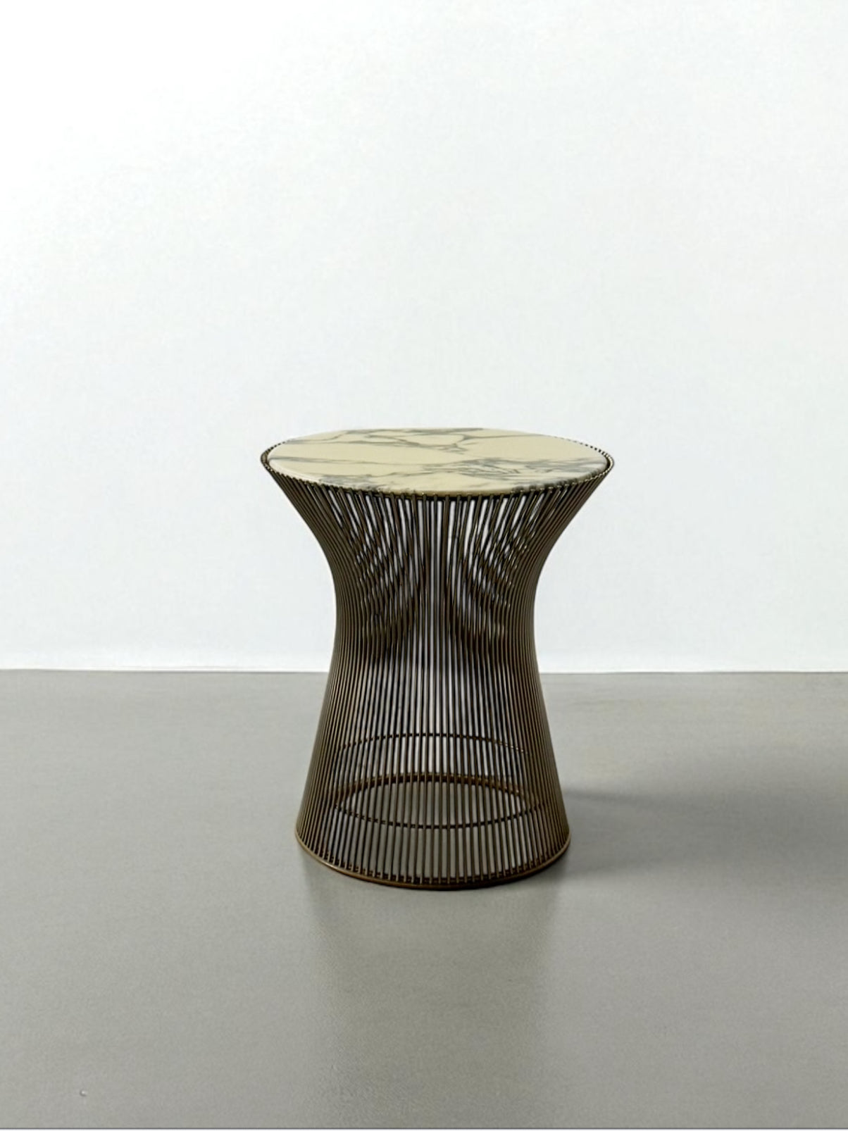Side Table with Marble Top by Warren Platner for knoll 1966　　