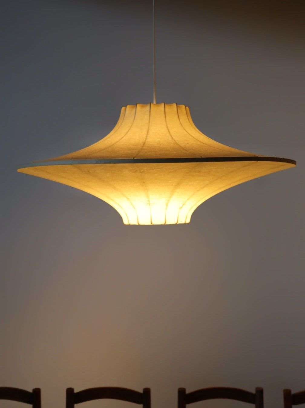 Vintage Cocoon Pendant Lamp by Achille and Pier Castiglioni for Flos