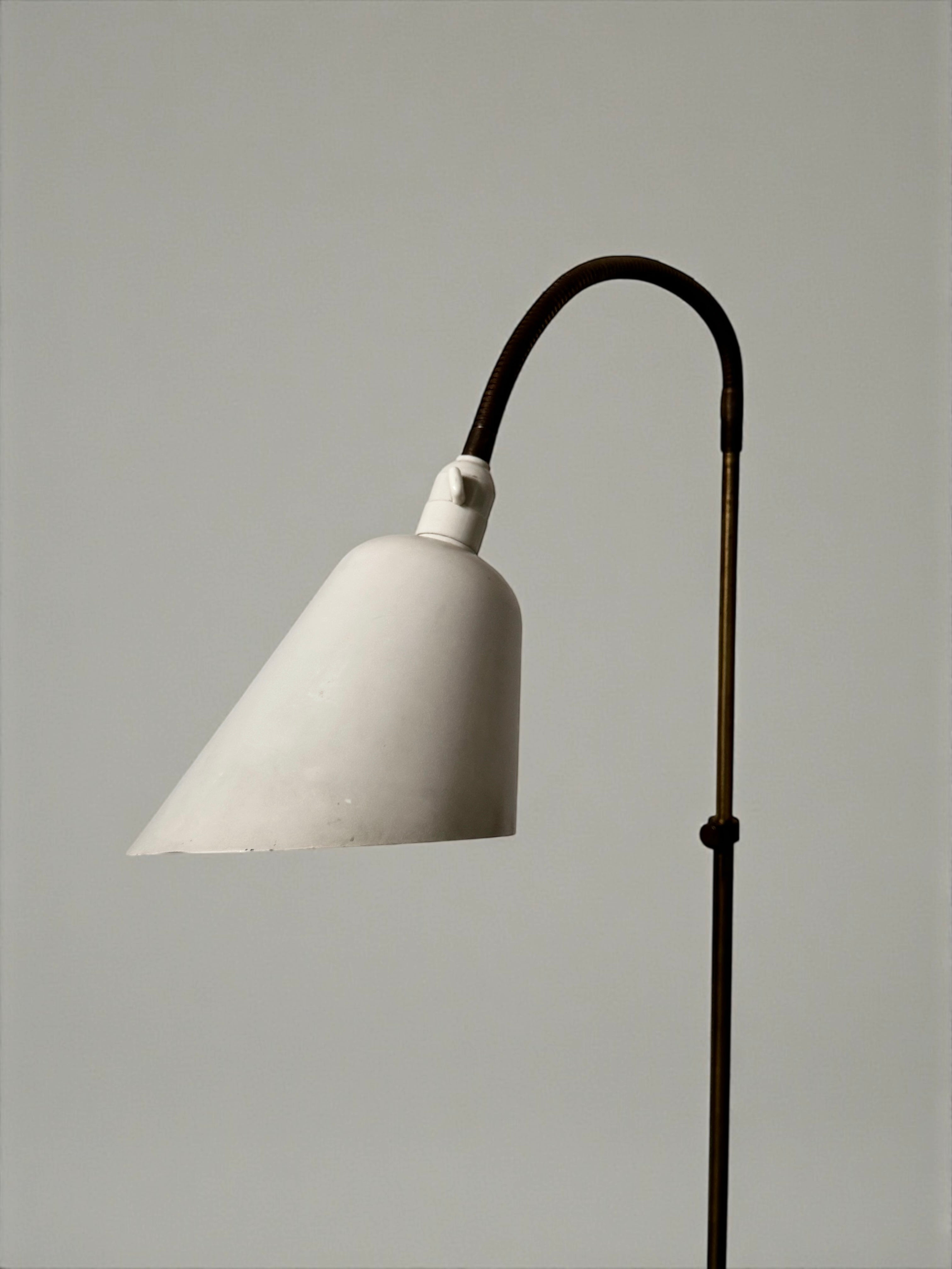 Bellevue Floor Lamp by Arne Jacobsen for Louis Poulsen, Denmark 1930s
