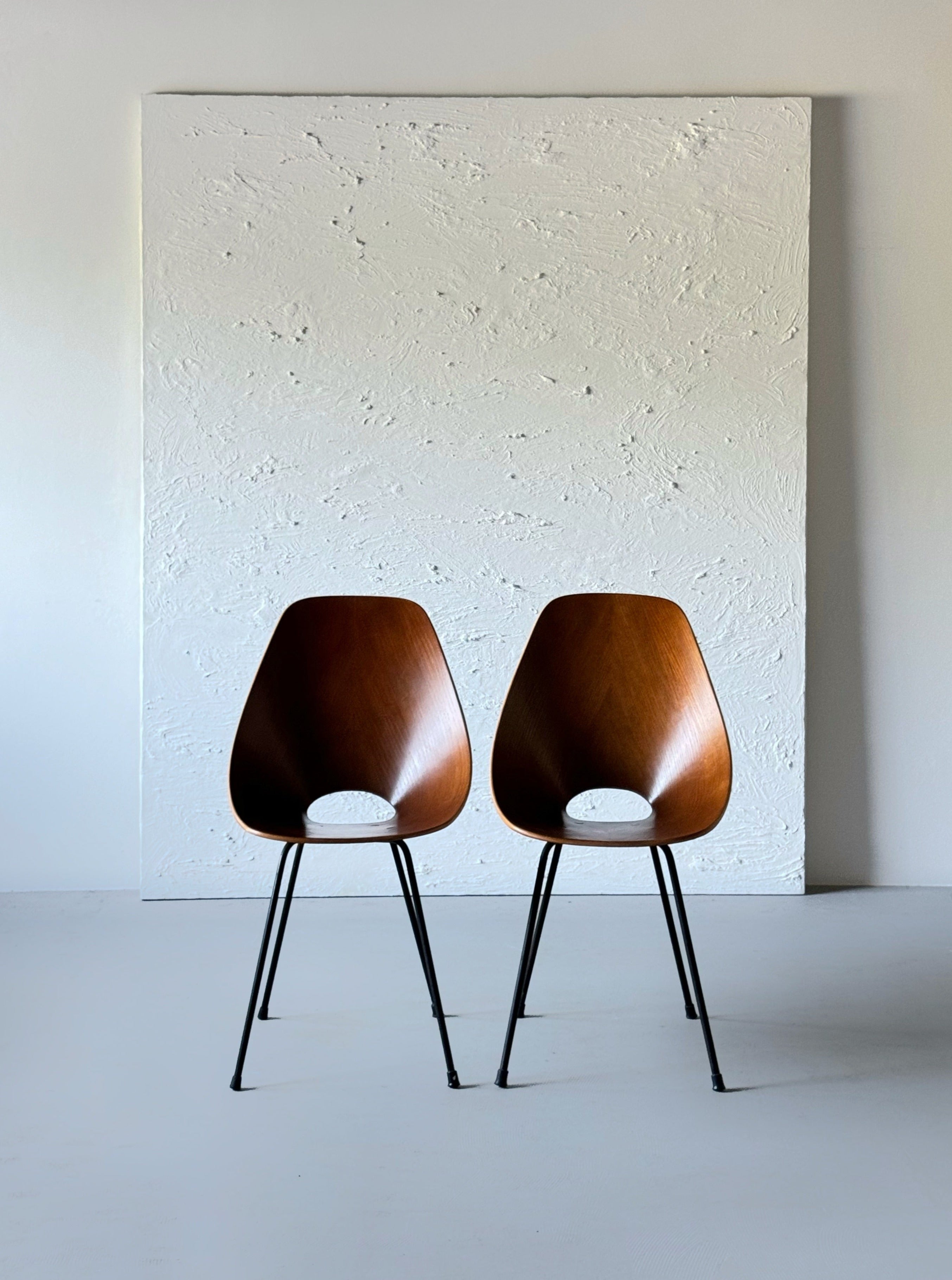 Medea Plywood Side Chairs by Vittorio Nobili, Italy