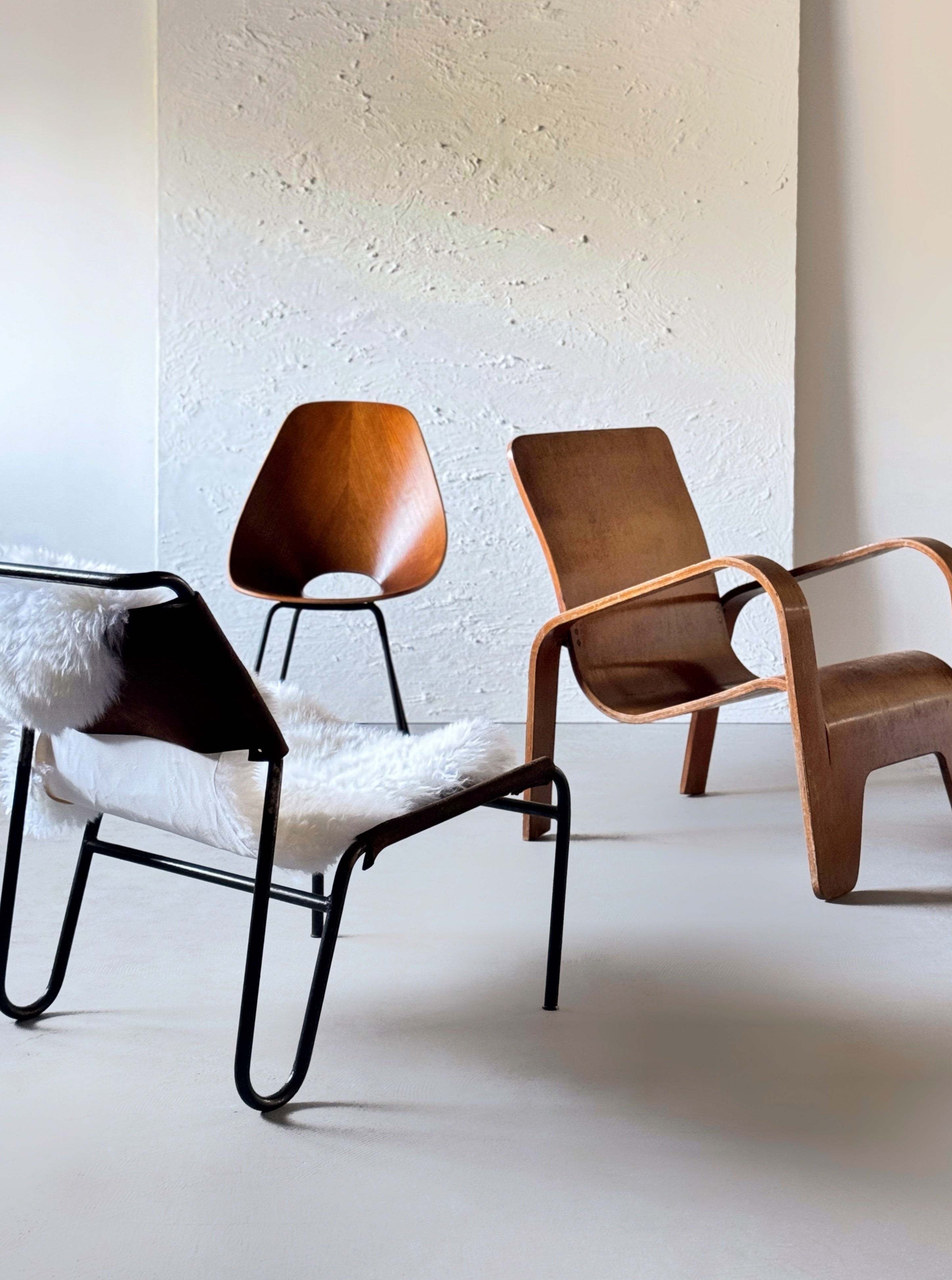 Medea Plywood Side Chairs by Vittorio Nobili, Italy