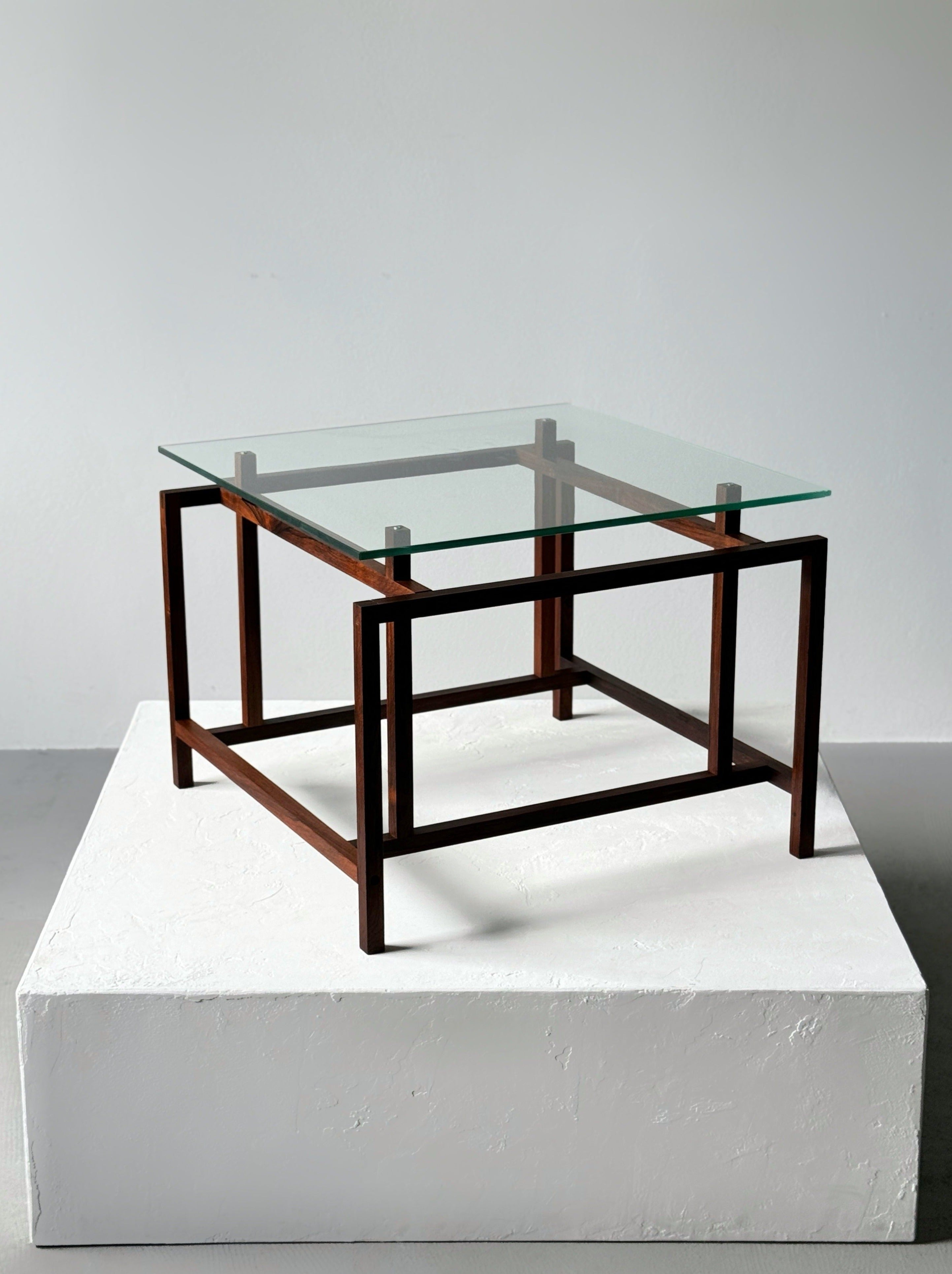 Side table in rosewood by Henning Nørgaard