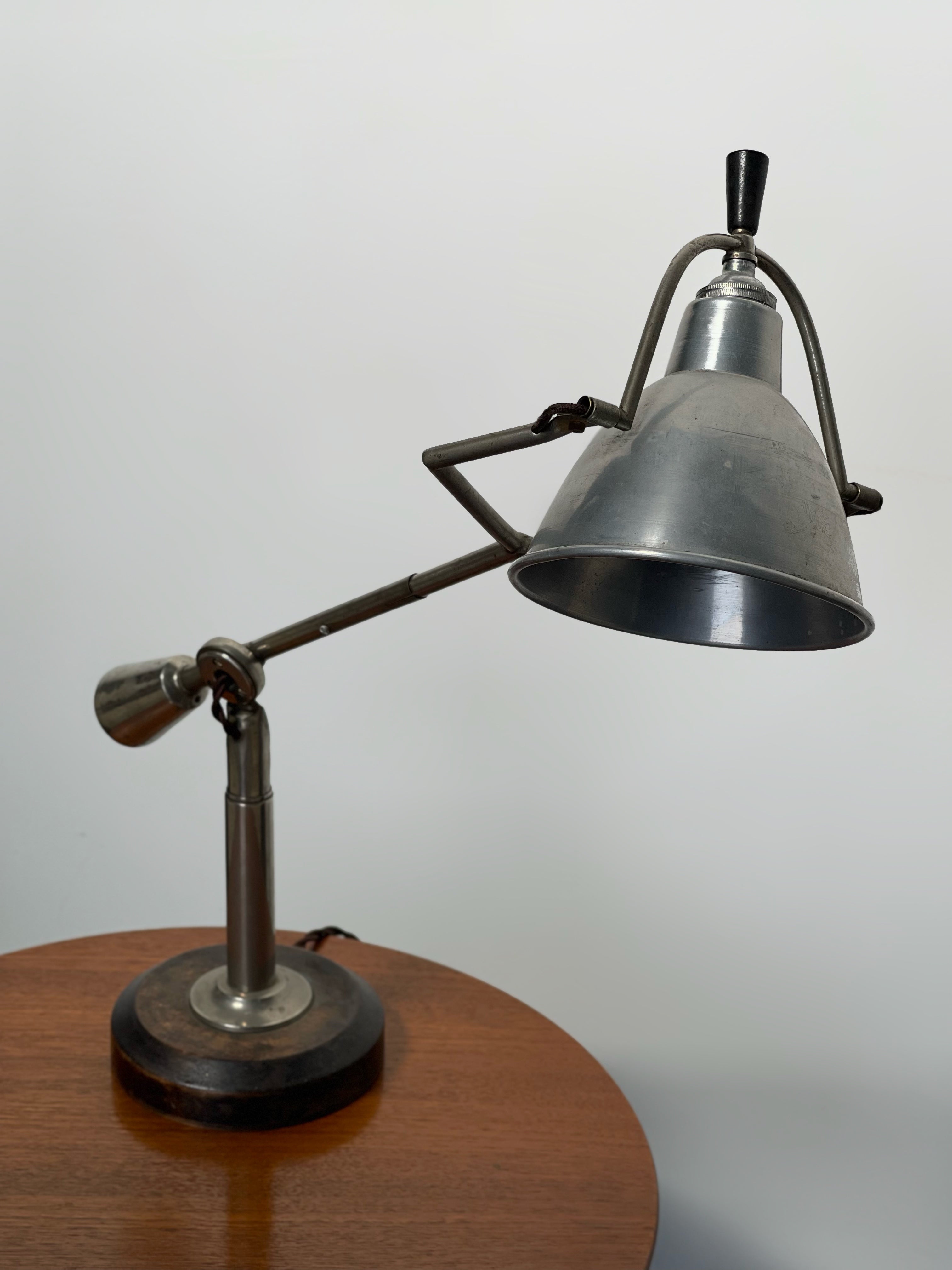 Counterbalance Table Lamp by Edouard-Wilfred Buquet