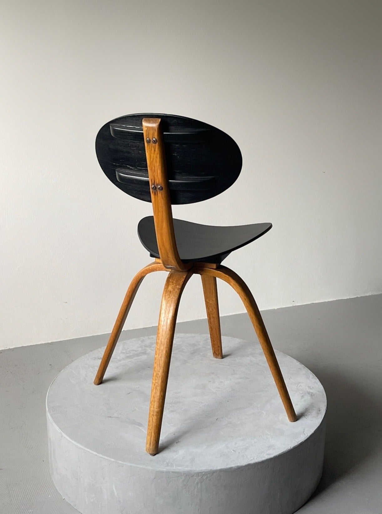 ‘Bow-Wood’ chair by Hugues Steiner