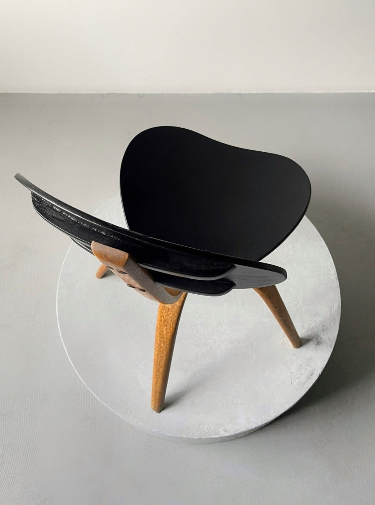 Bow-Wood' chair by Hugues Steiner