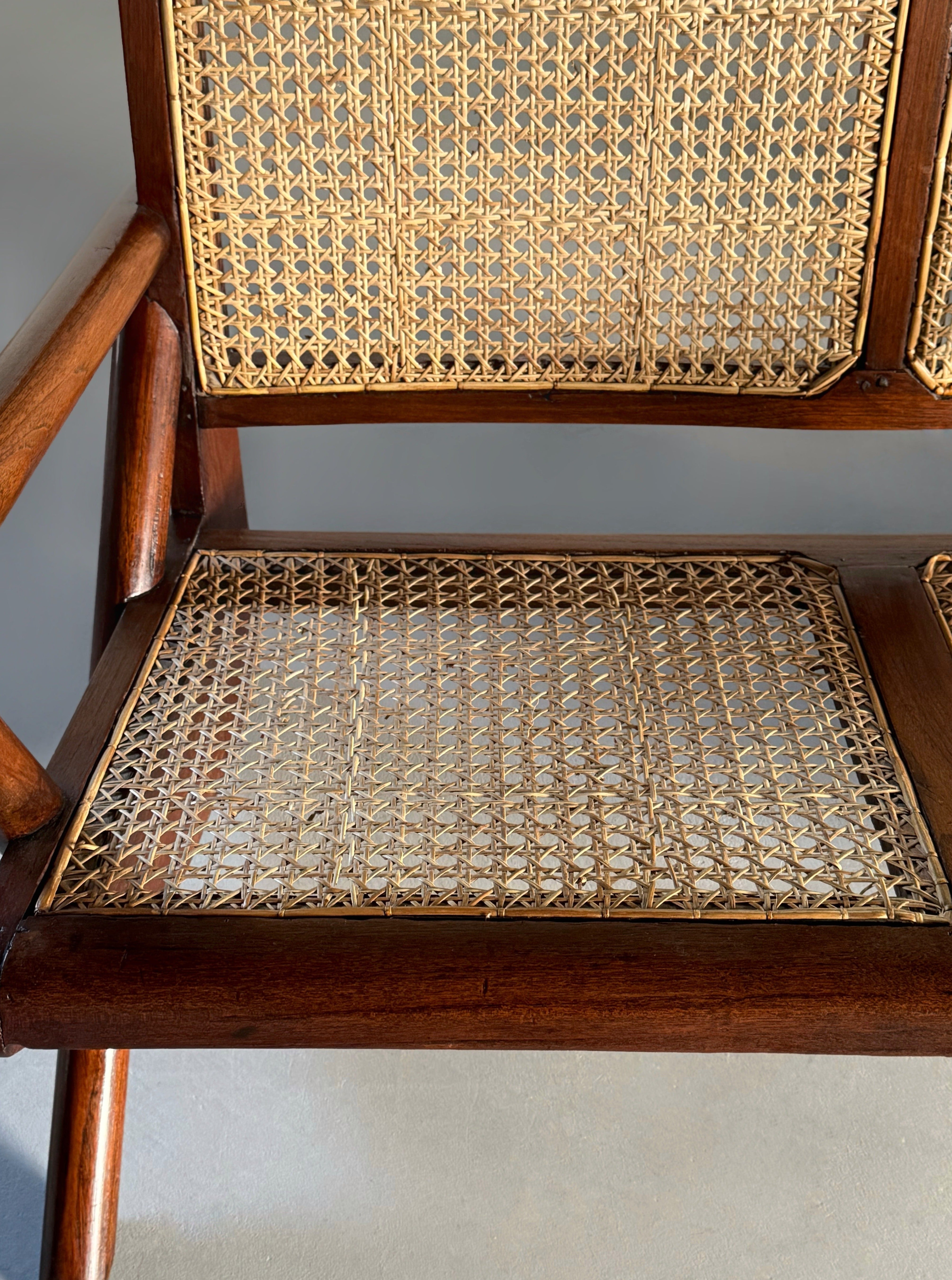 Rustic wooden sofa France 1950s