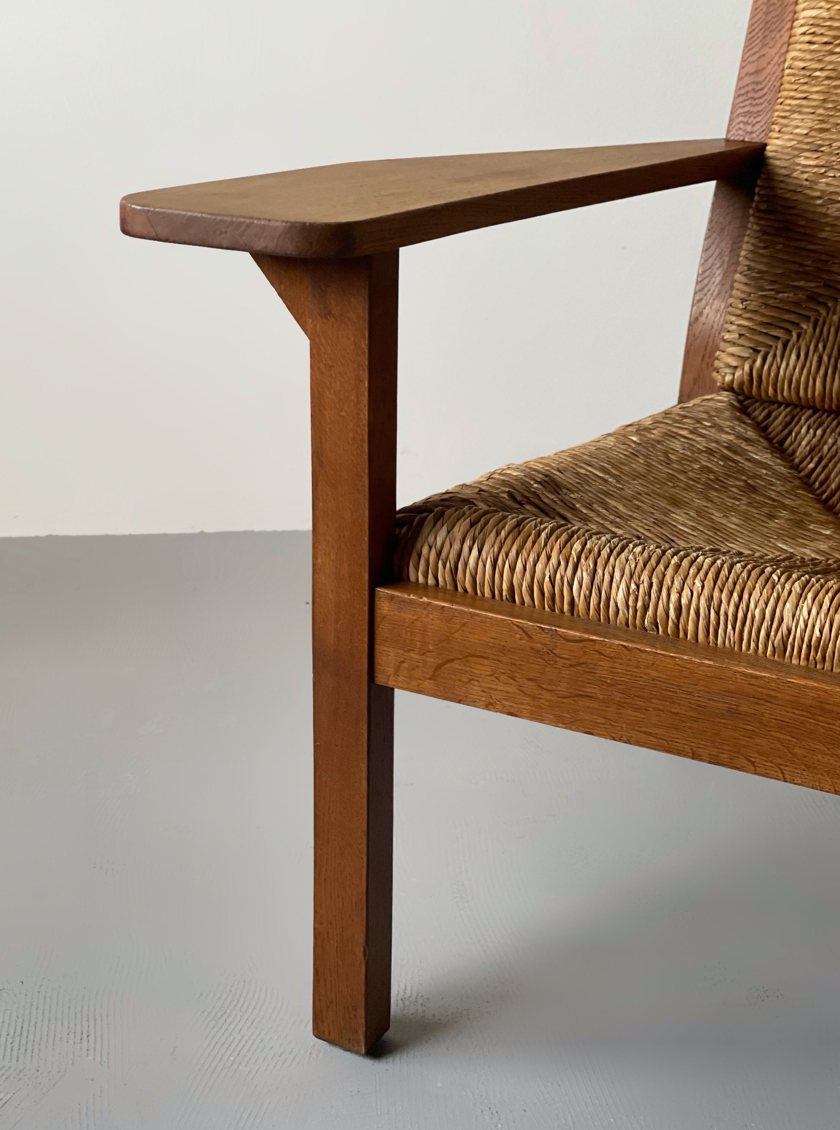 Worpswede high back armchair by Willy Ohler